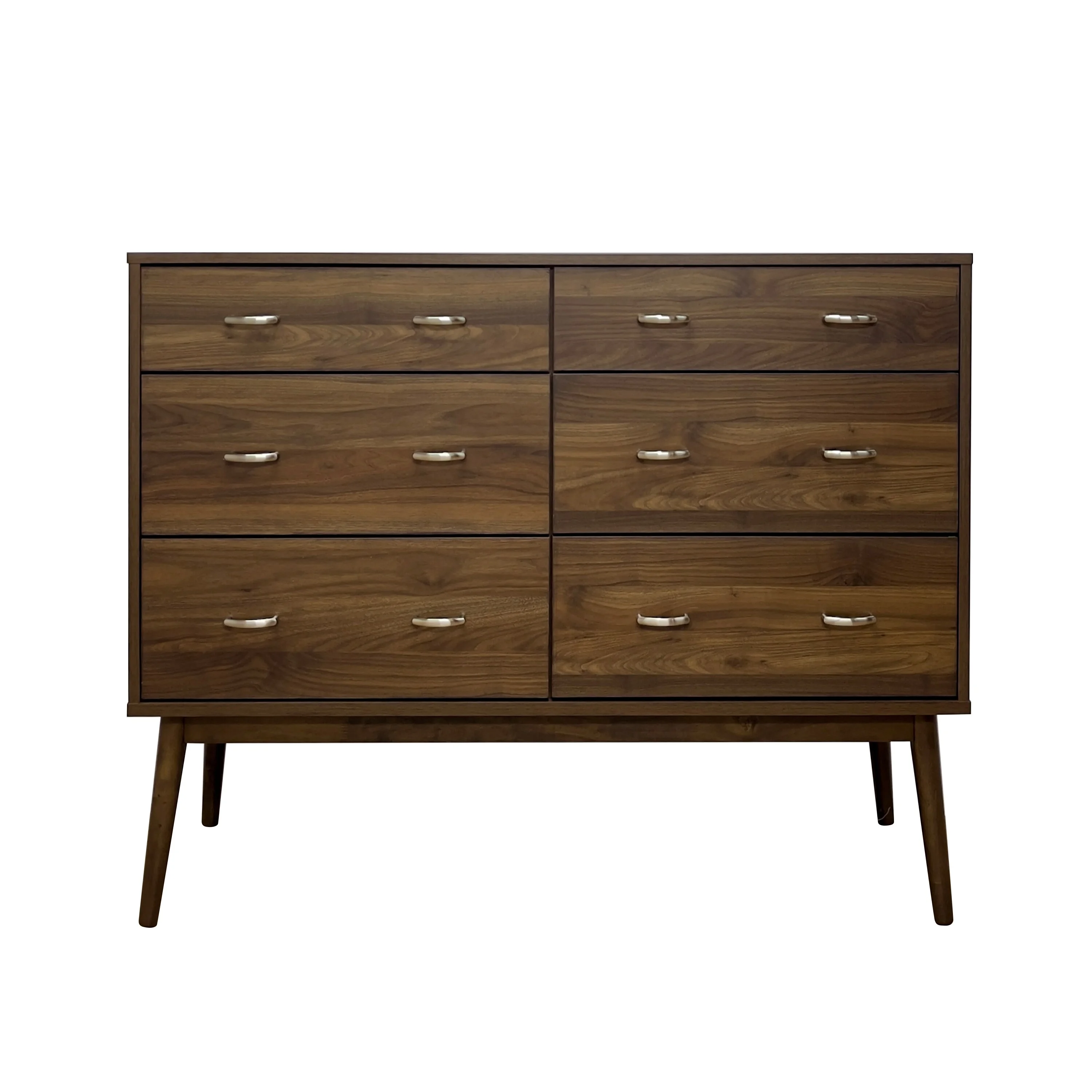 Christopher Knight Home Curtisian 6 Drawer Double Dresser by Columbia Walnut