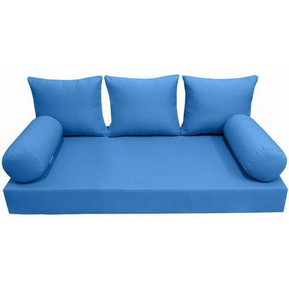 |S3 Outdoor Daybed Mattress Bolster Backrest Cushion Covers Knife Edge AD102