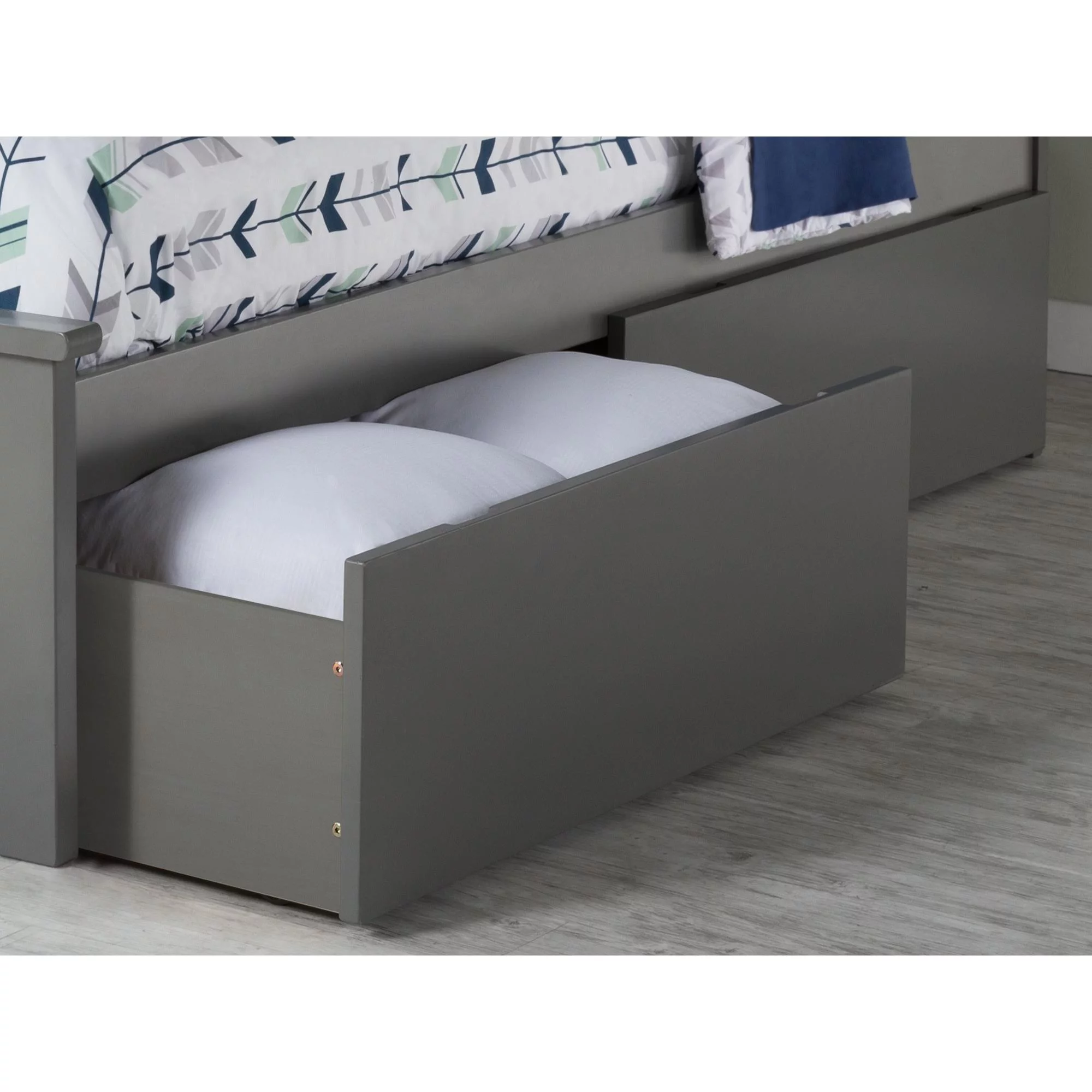 Urban Bed Drawers Queen-King Grey