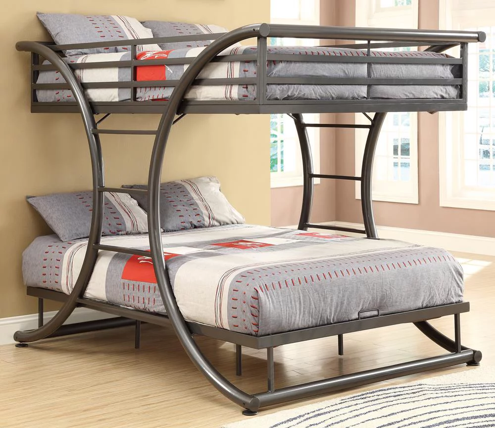 Stephan Full Over Full Bunk Bed Gunmetal