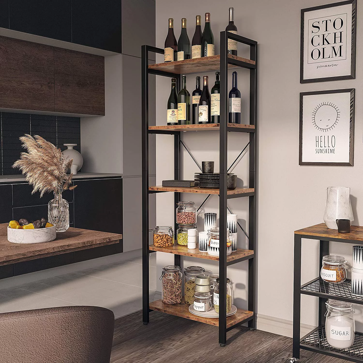 IRONCK Bookshelf Vintage Frame 12.7