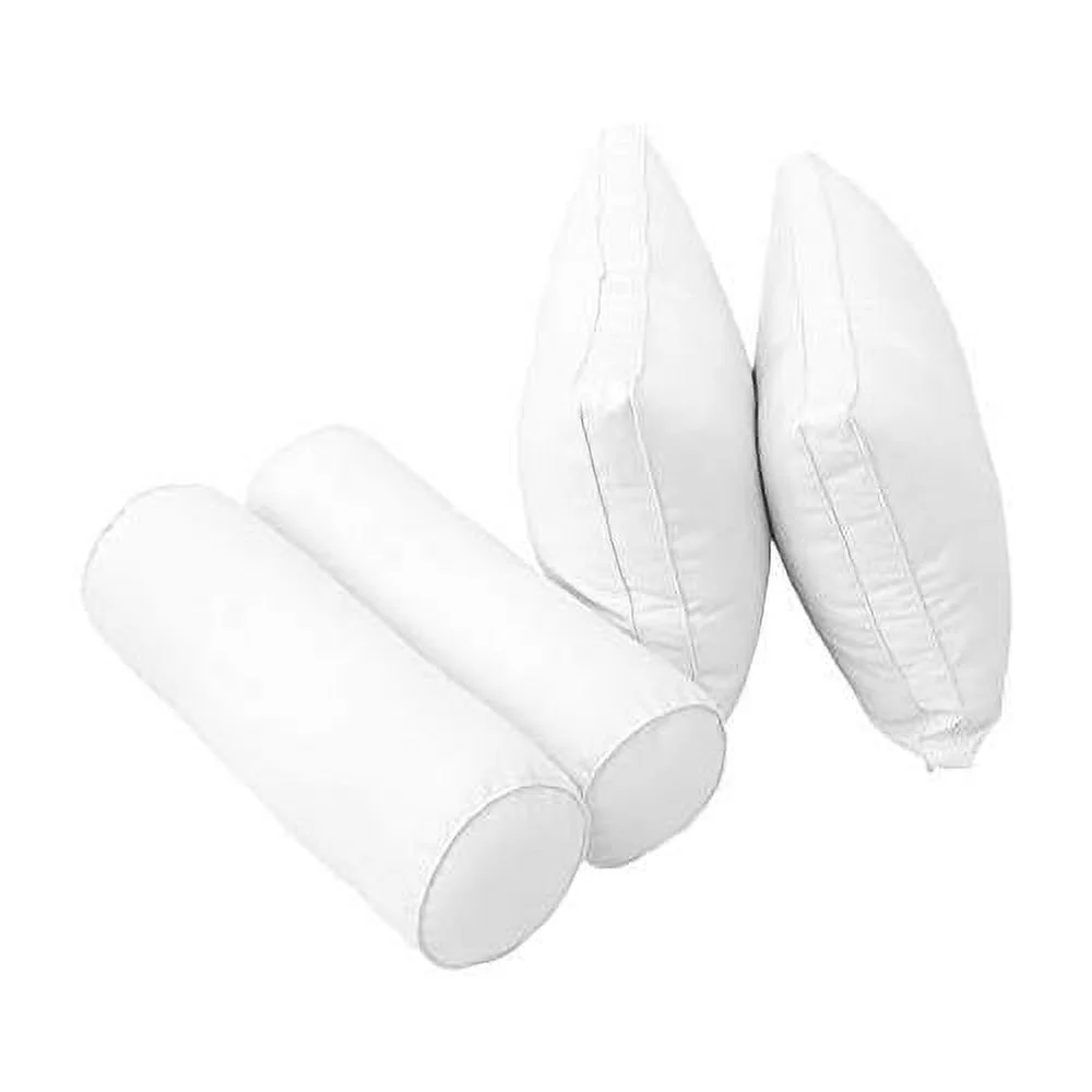 MH GLOBAL |SLIPCOVER | Outdoor Daybed Mattress Bolster Backrest Cushion Covers Piped Trim AD106