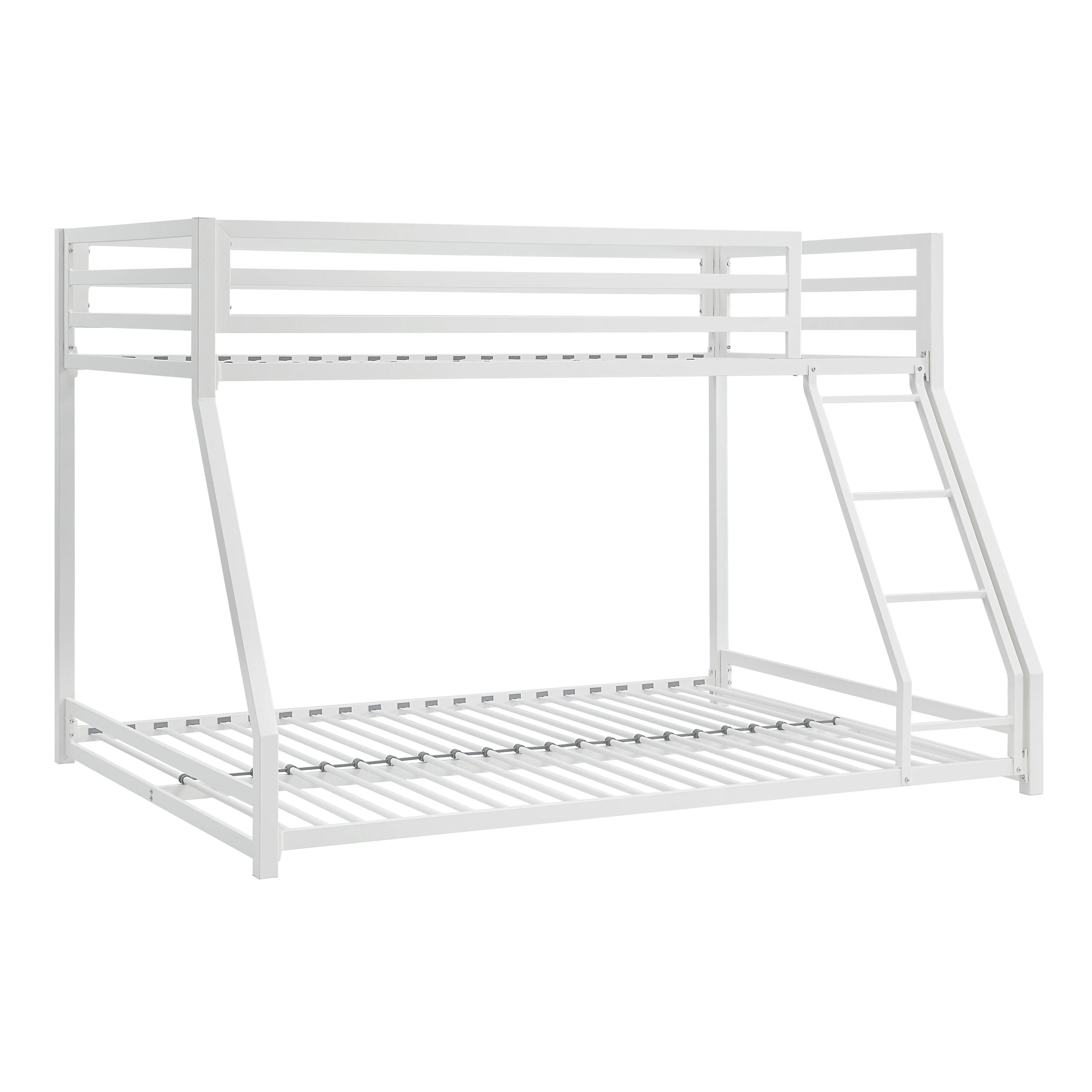 Fremont & Park Willard Twin over Full Metal Bunk Bed White