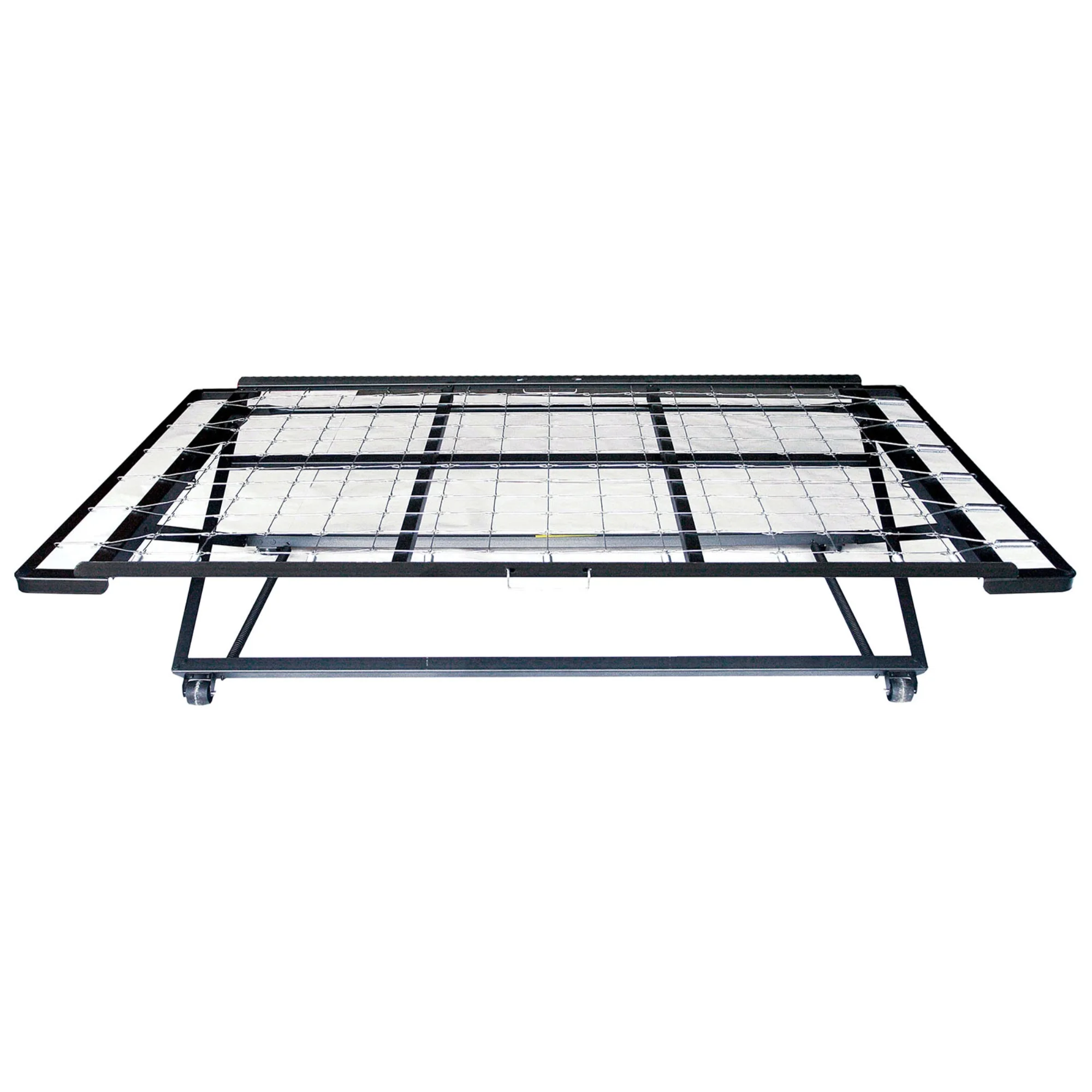 Pop Up Trundle of High Carbon Rail Steel, Black