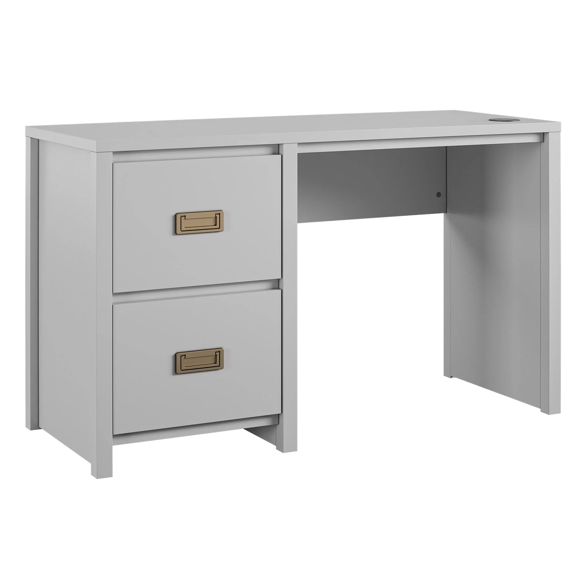 Little Seeds Monarch Hill Haven Dove Grey Single Pedestal Kidsâ Desk