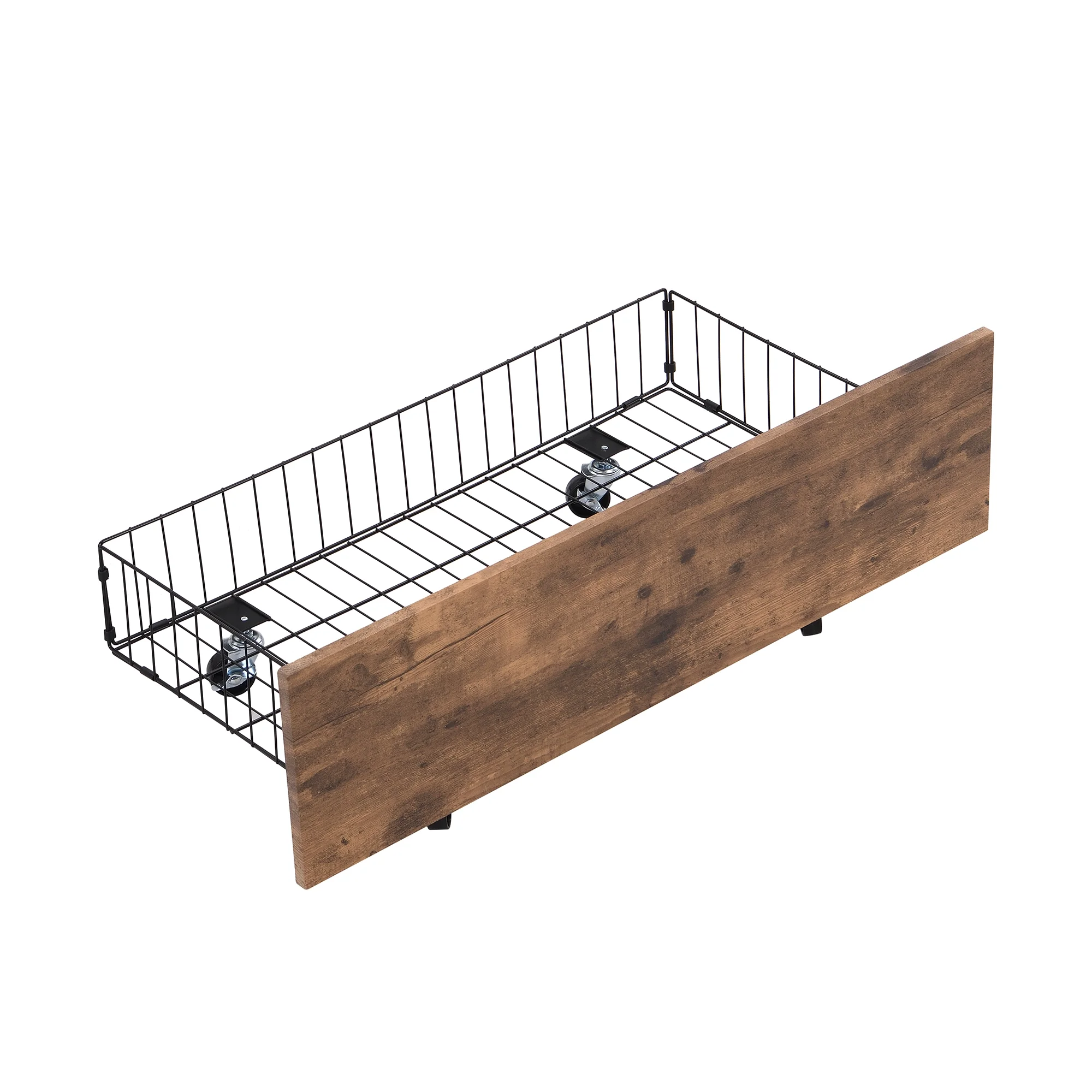 Bellemave Kids Gaming Bed with 2 Storage Drawers, Metal Twin Size Bed with 360° Rotating TV Mount, Twin Platform Bed Frame with Wooden Headboard and Footboard for Boys Girls Teens (Black)