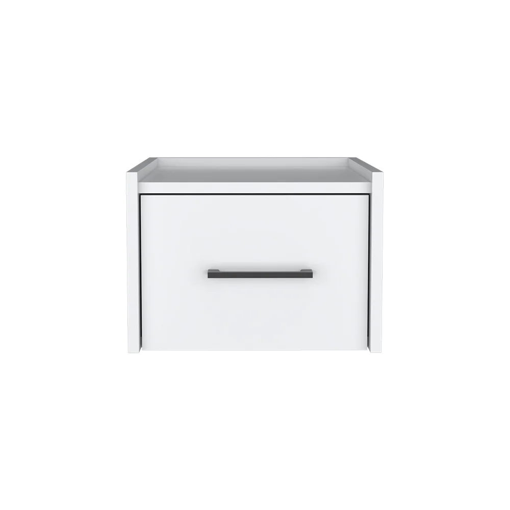 CoSoTower Floating Nightstand Calion, Bedroom, White