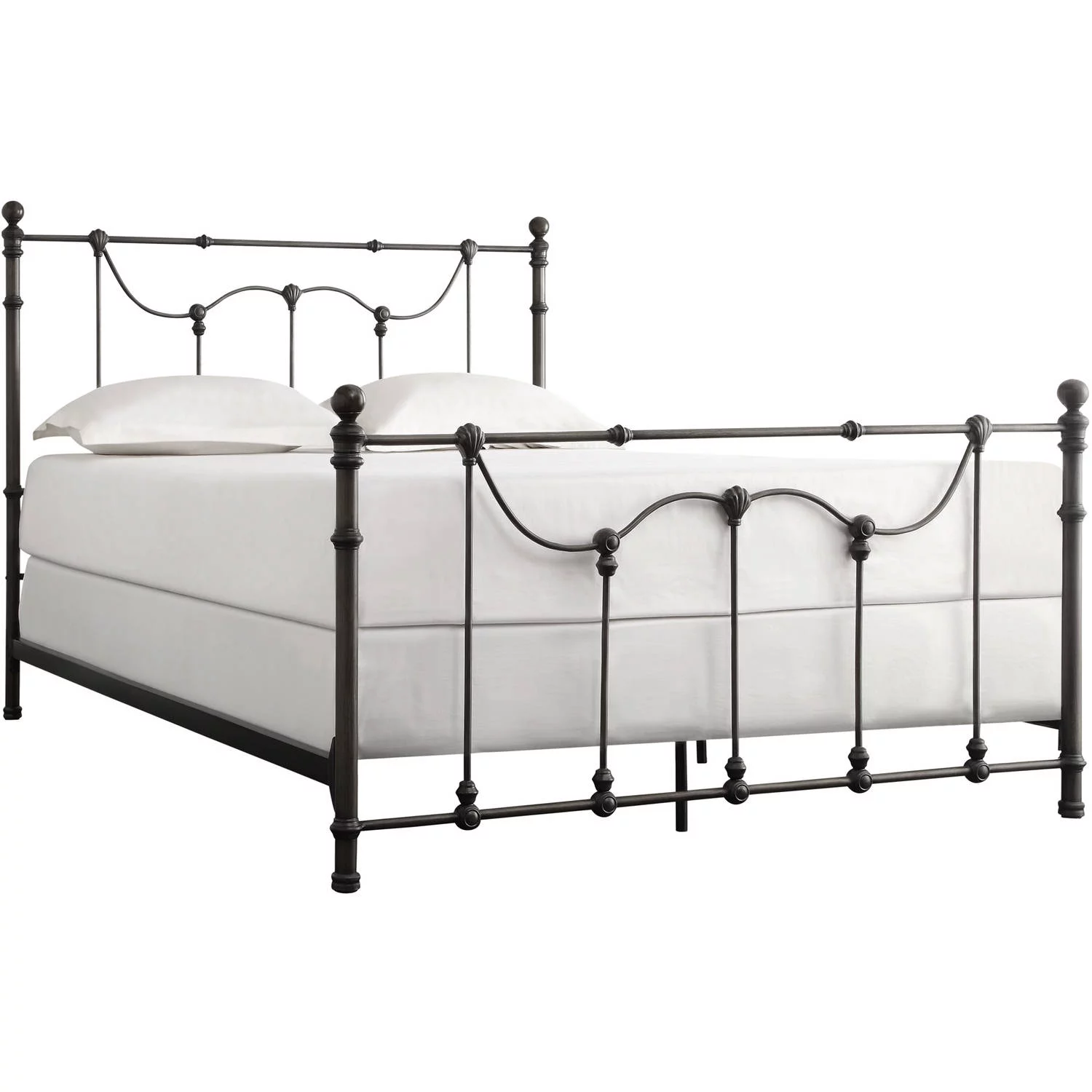 Weston Home Ryde Metal Queen Bed, Bronzed Black