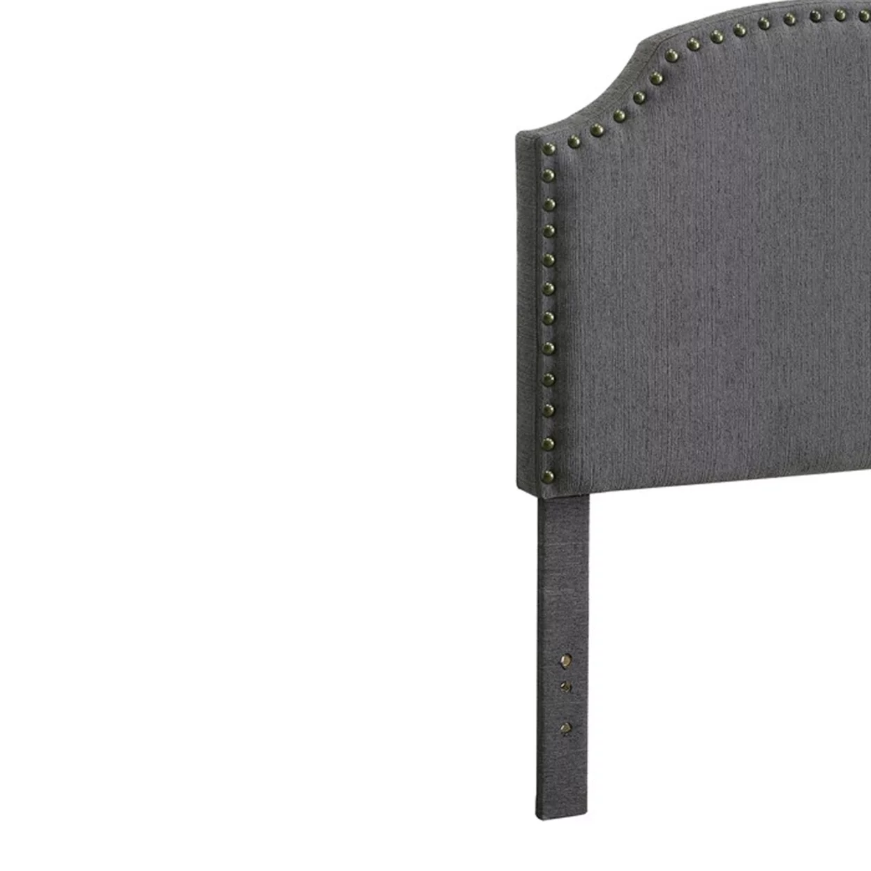 Hasselt Gray Twin Size Headboard- Saltoro Sherpi