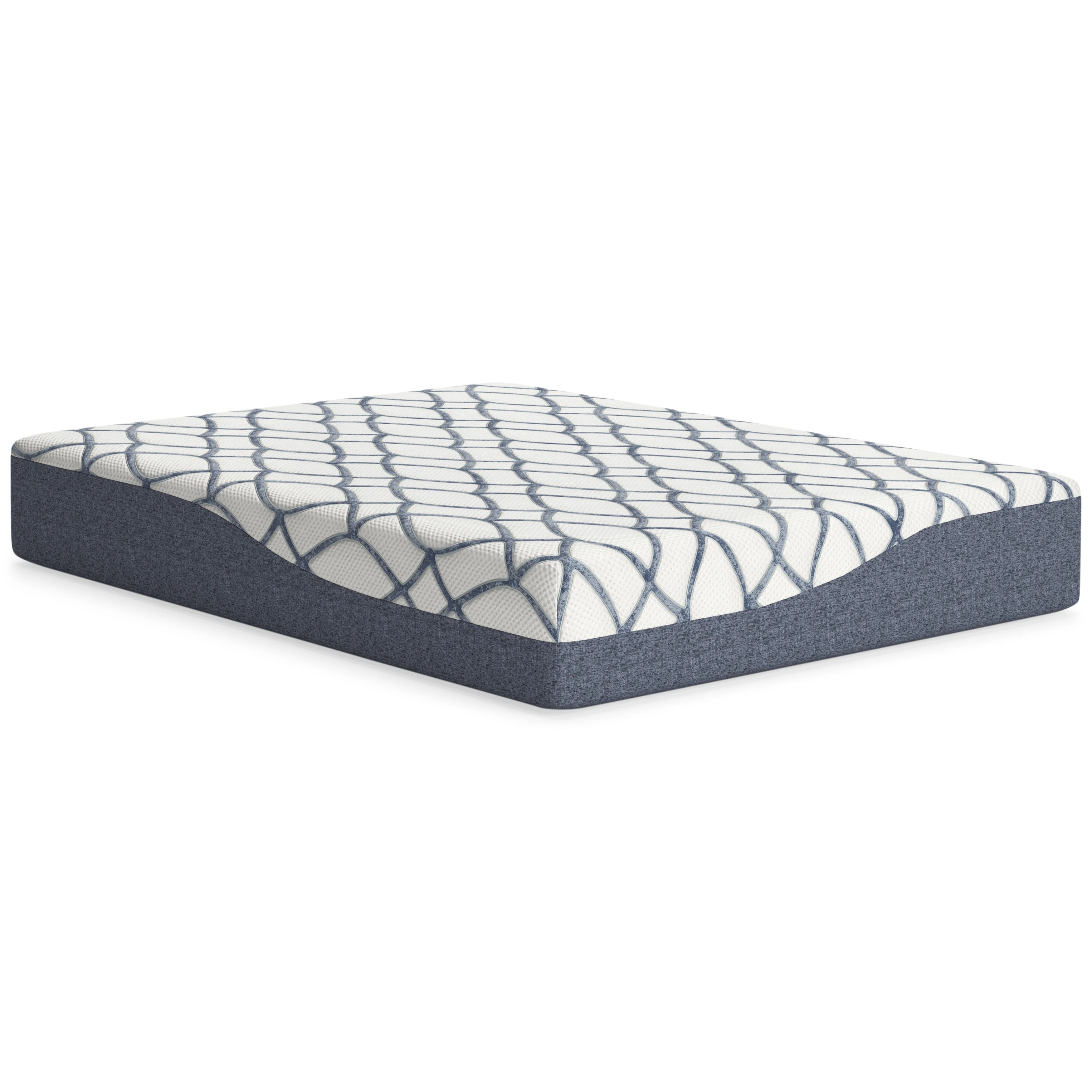 Signature Design by Ashley 12 Inch Chime Elite 2.0 Queen Mattress White/Blue