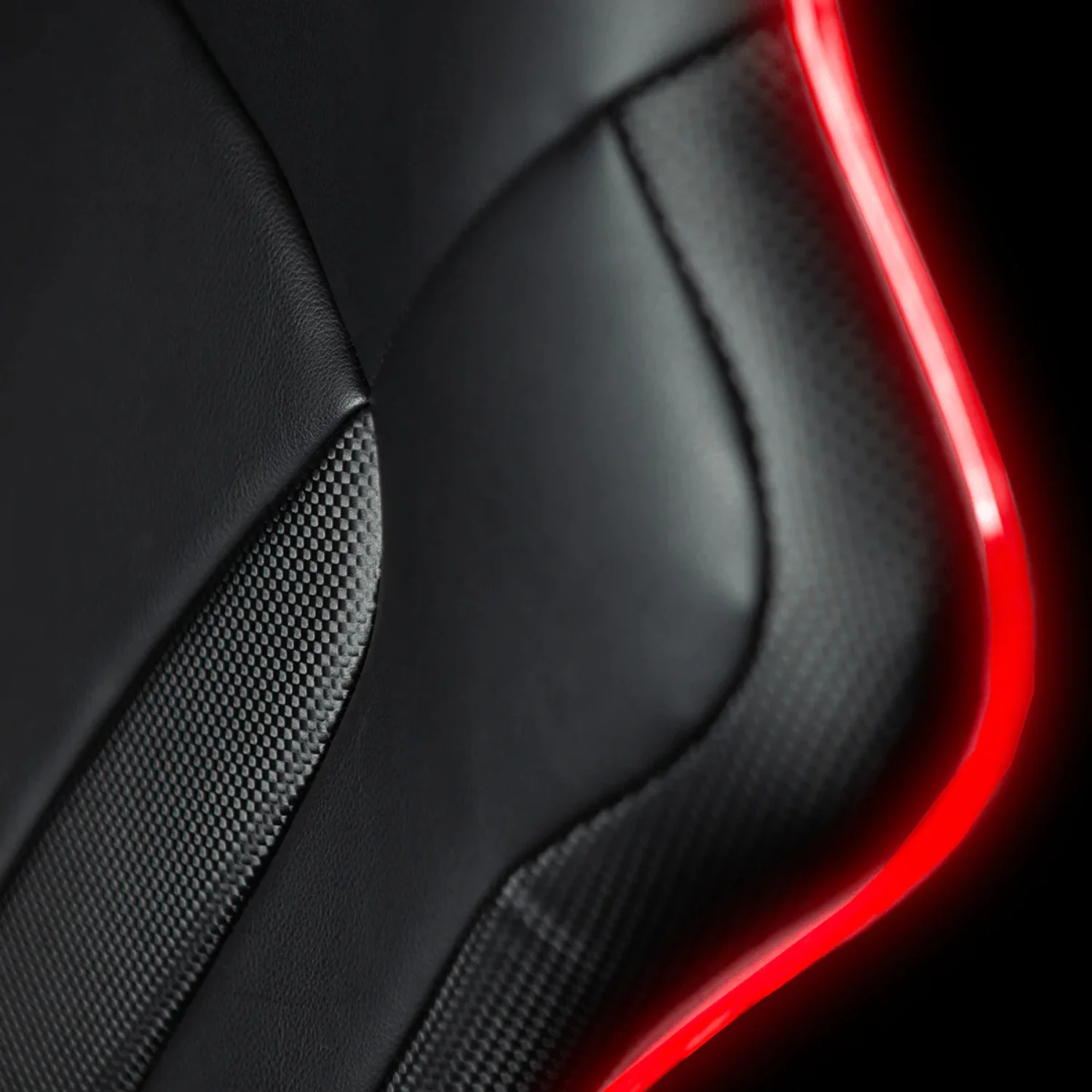 CXR3 LED Audio Pedestal Gaming Chair with Subwoofer, Neo Fiber, Black/LED