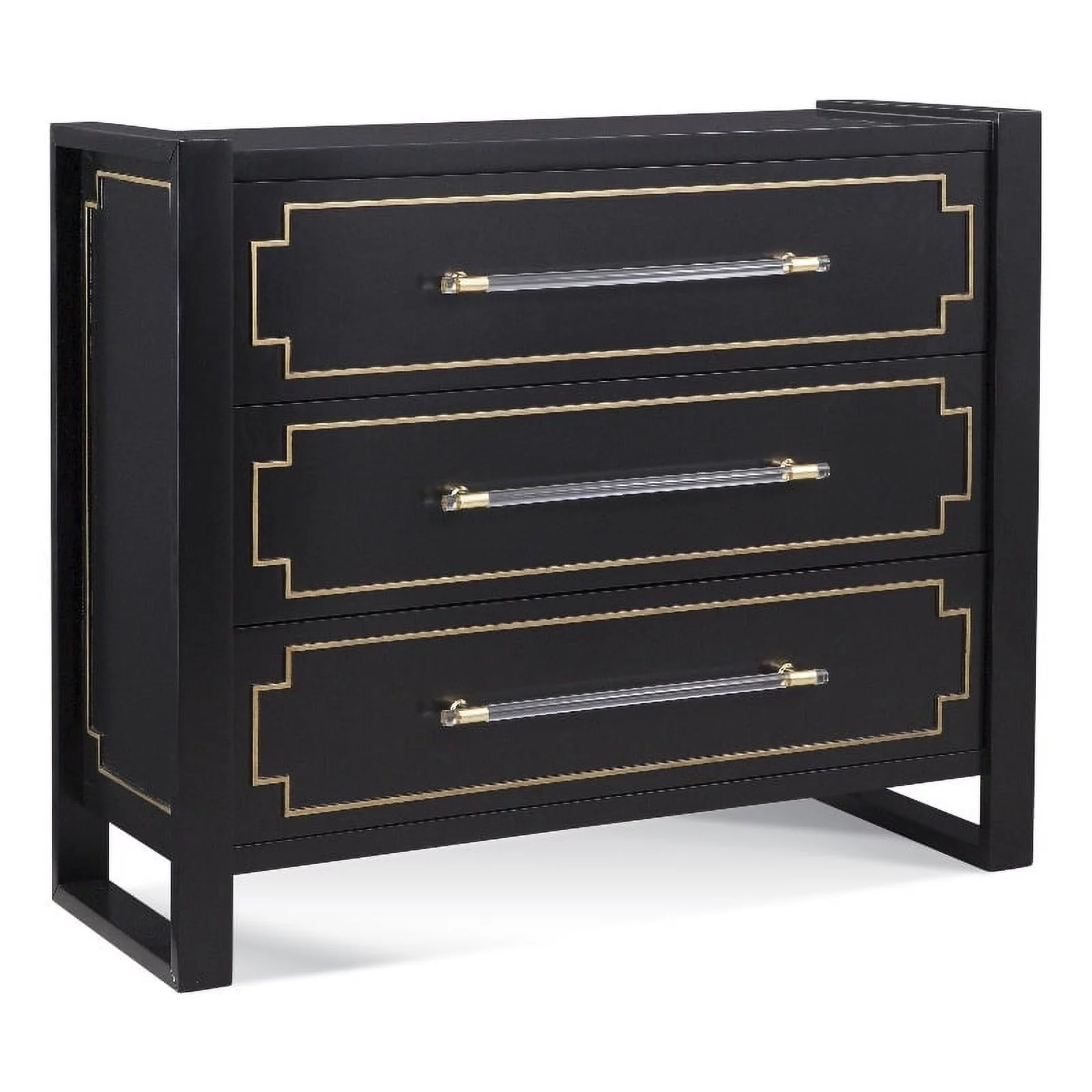 Lowery Hall Chest in Black Wood