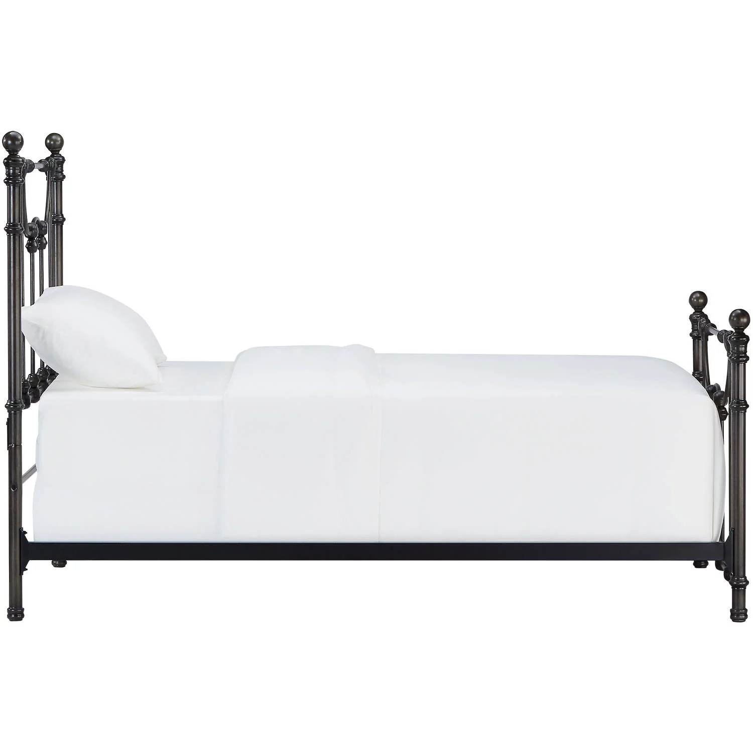 Weston Home Ryde Metal Twin Bed, Bronzed Black
