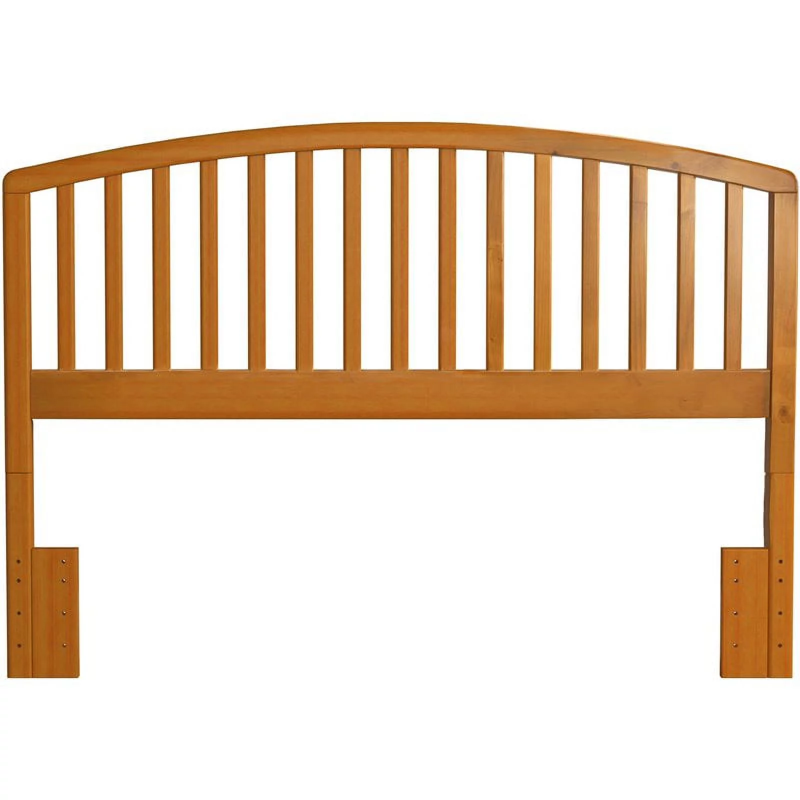 Bowery Hill Wood Full Queen Spindle Headboard in Country Pine