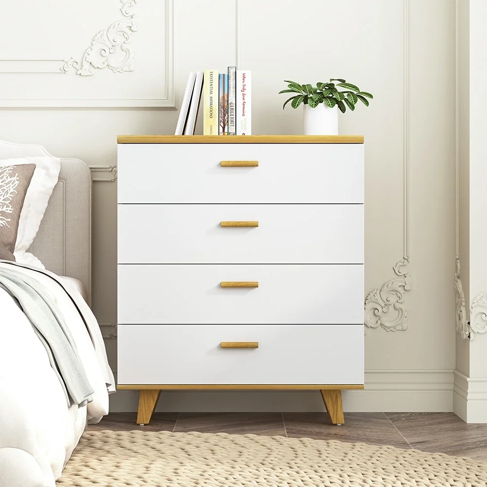 Solid Wood Drawer Dresser Cabinet, Storge Cabinet Chest C