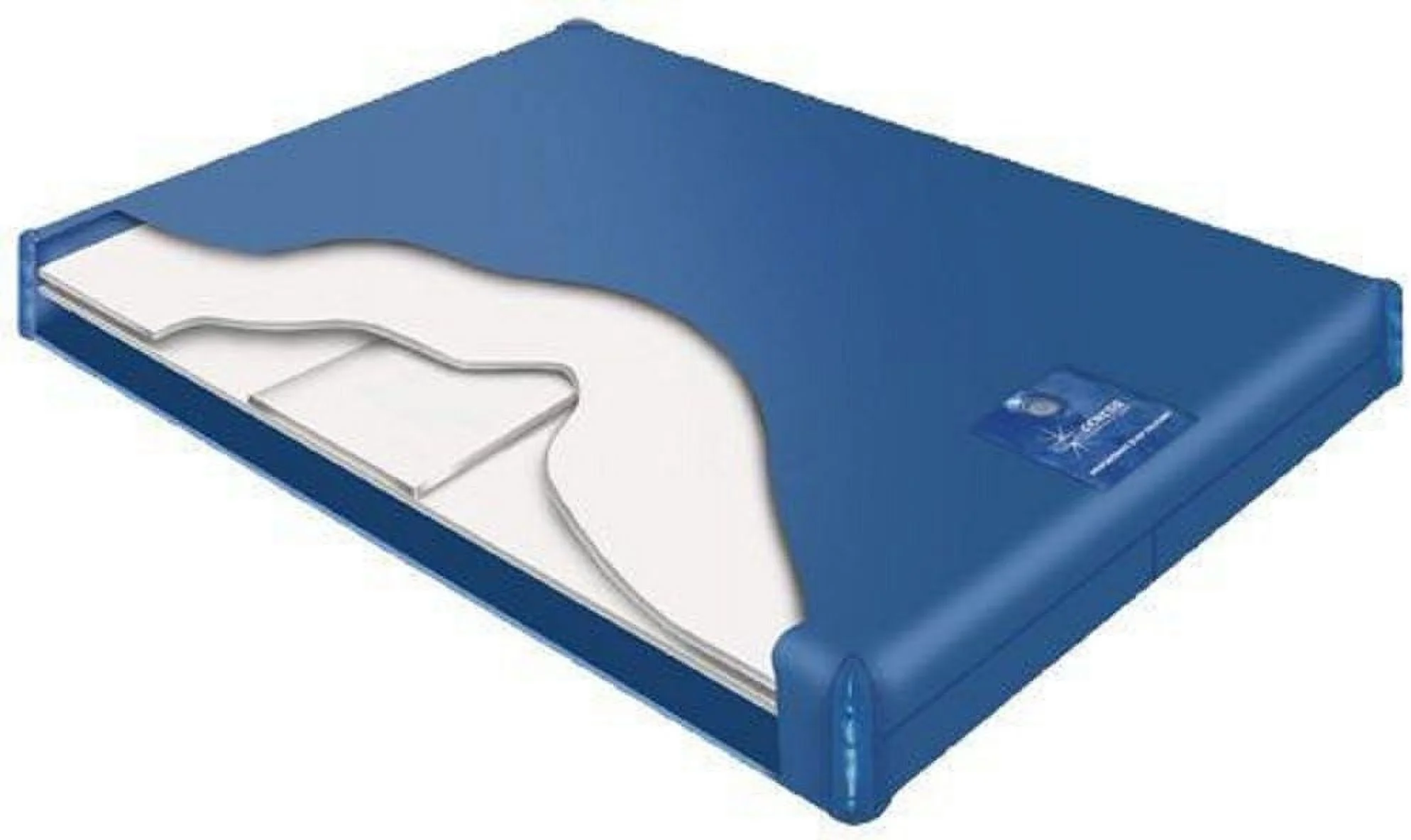 LESS WATERBED Mattress/Liner/Heater/Fill Drain/Conditioner KIT (California King 72X84 1G5G1)