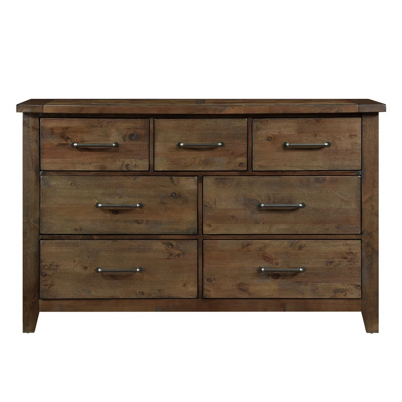 Home Elegance 1957-5 39.5 x 17.75 x 62.5 in. Jerrick Dresser - Rustic Burnished