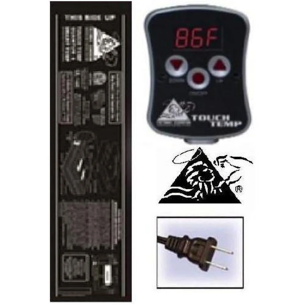 Digital Softside Waterbed Heater With 4Oz Premium Clear Bottle Conditioner & Pacth Kit For King, Queen, Full And Size Soft Side Water Beds