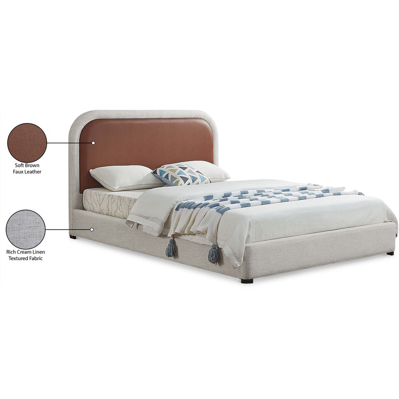 Meridian Furniture Blake Brown Full Bed