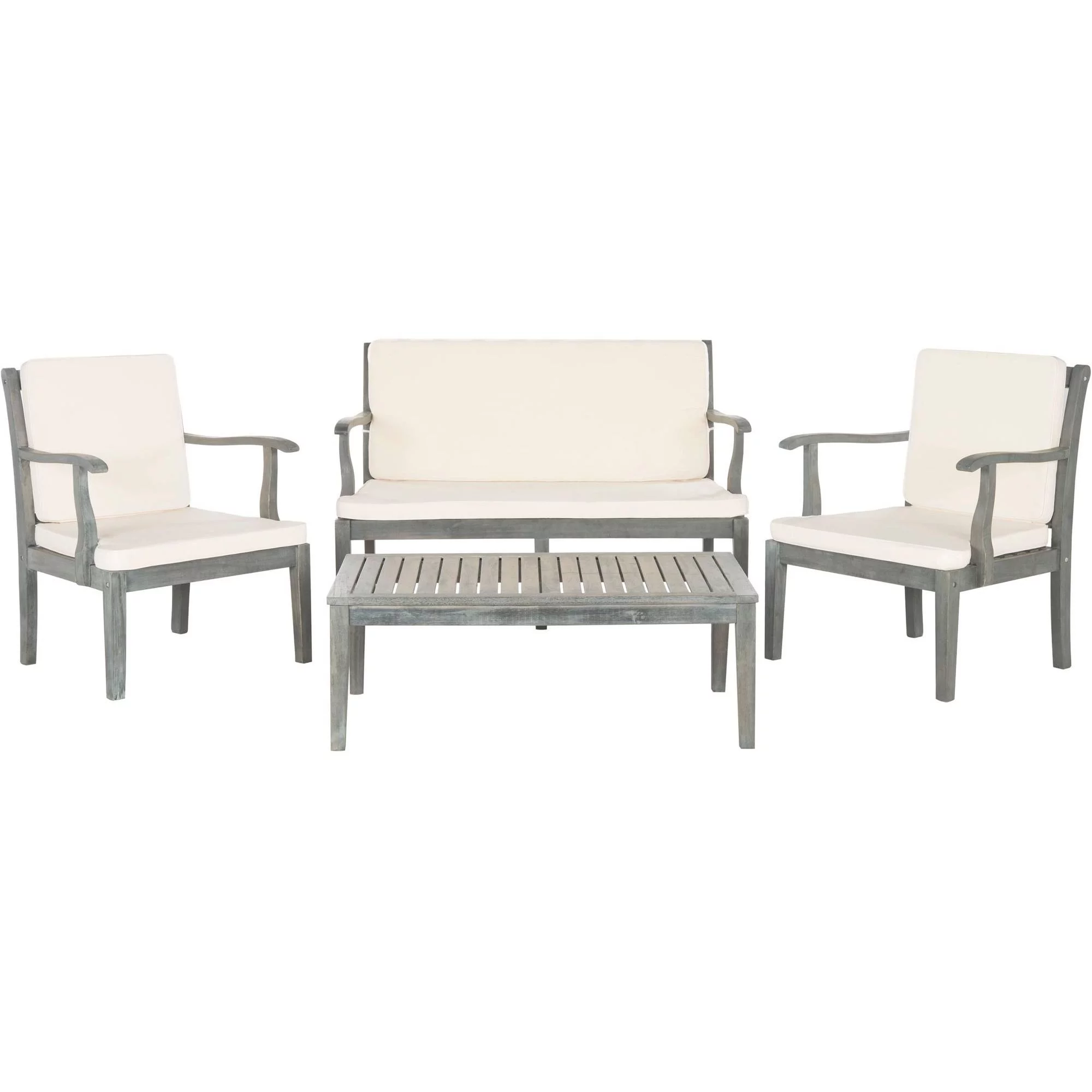 Safavieh Fresno 4-Piece Outdoor Living Set, Multiple Colors