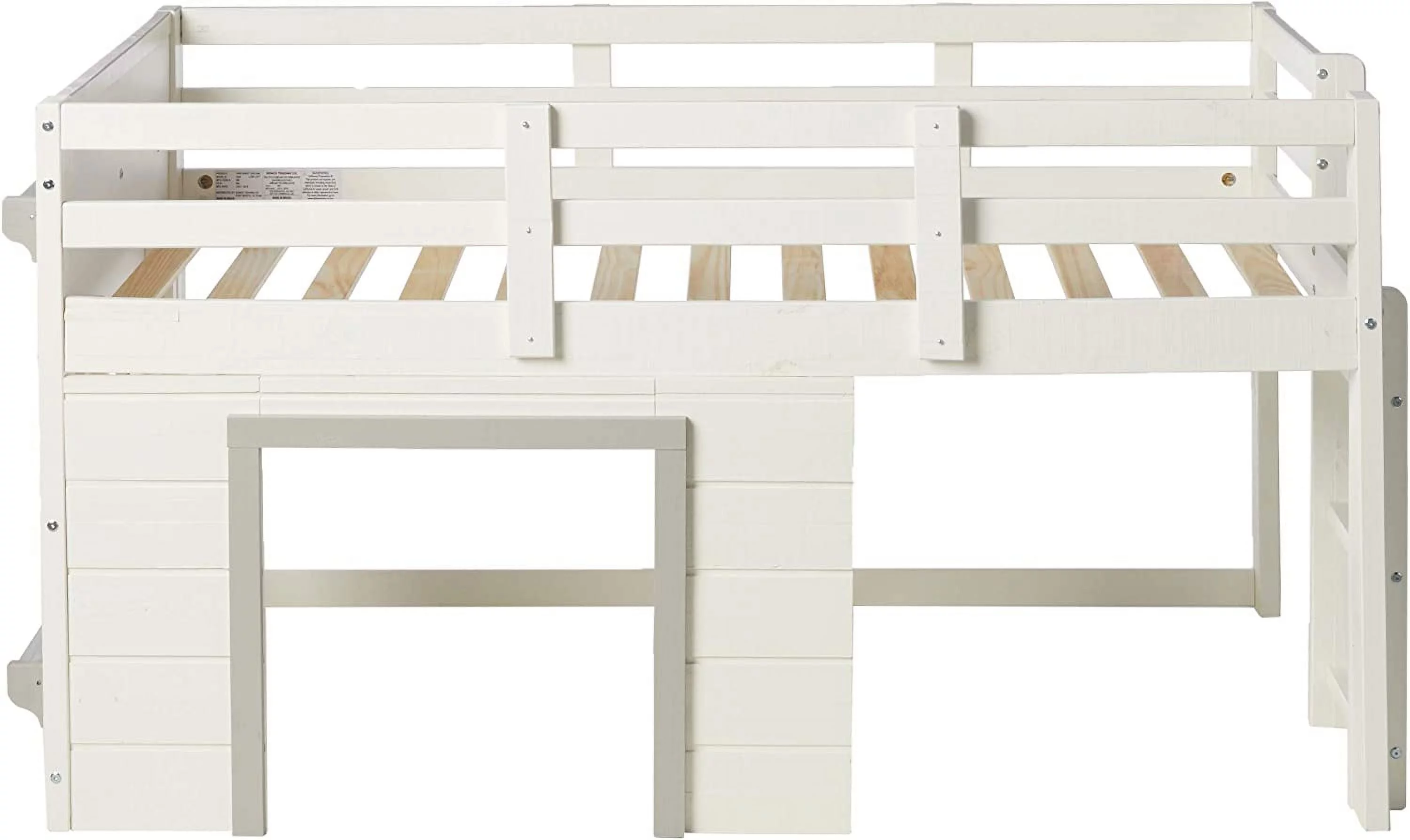 PD-1830TLWG Sweet Dreams Low Loft, White & Grey