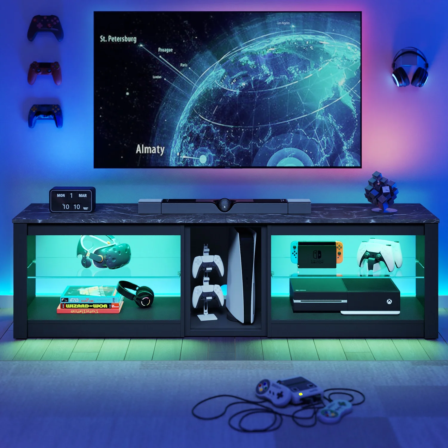 Bestier TV Stand for TVs up to 70