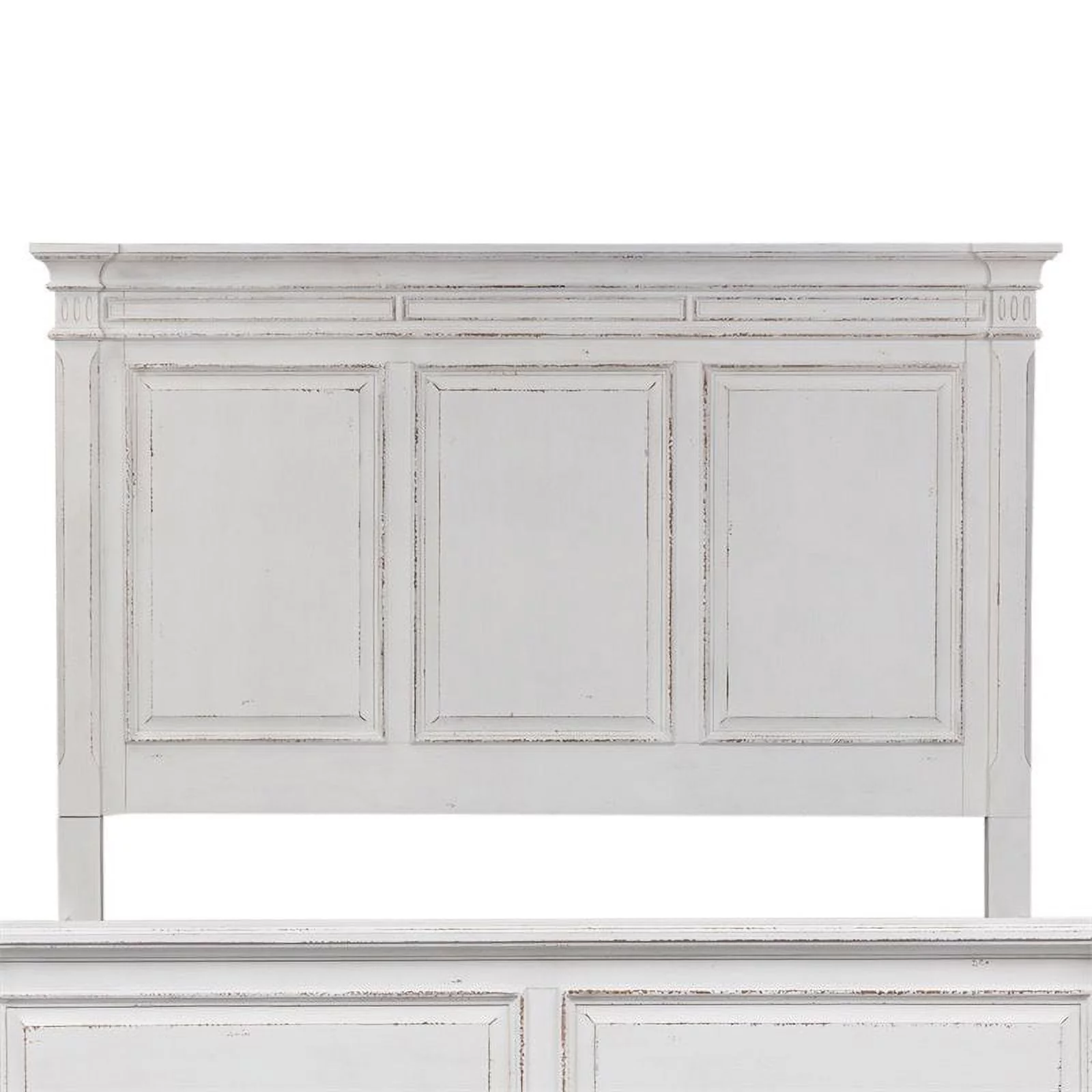 Abbey Park White King Panel Headboard