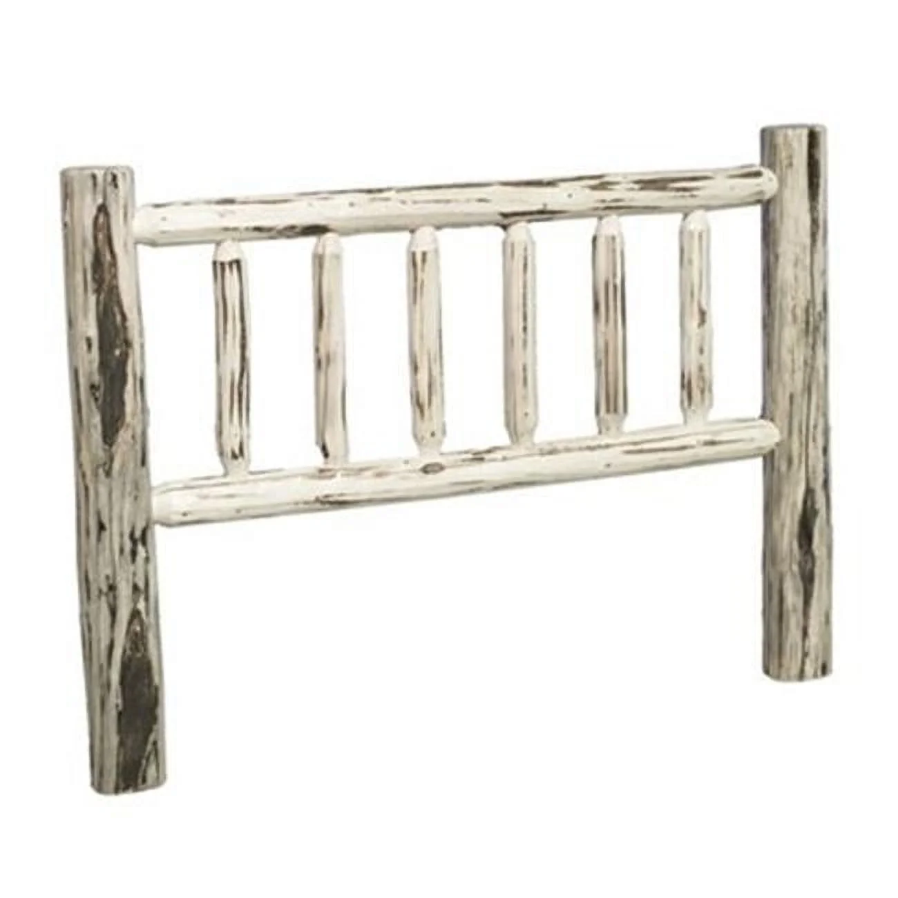 Montana Woodworks Full Log Headboard - Clear Lacquer - Full