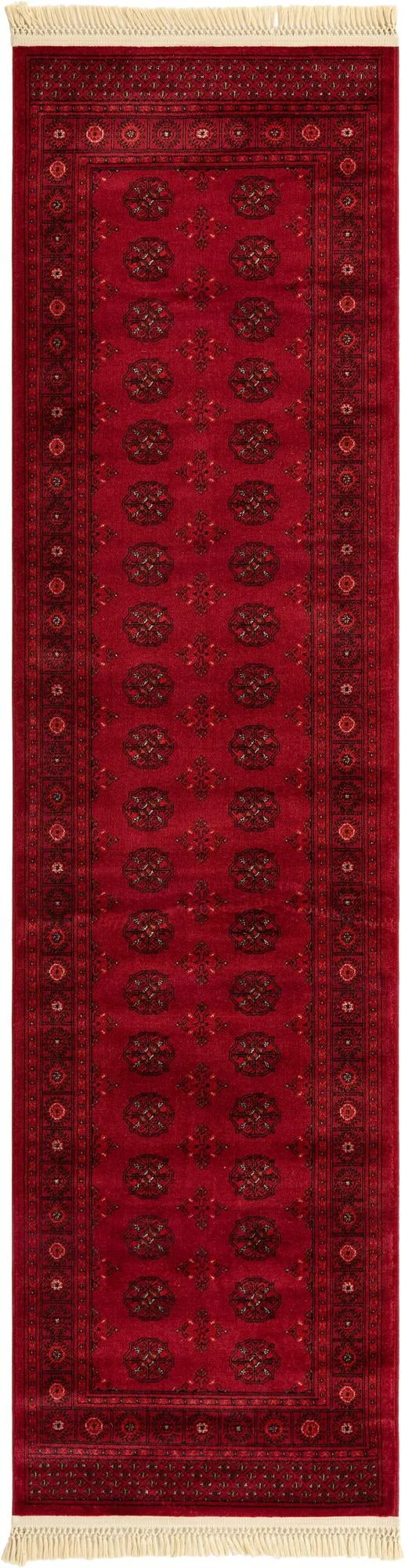 Unique Loom Khan Tekke Rug Red/Black 2' 7