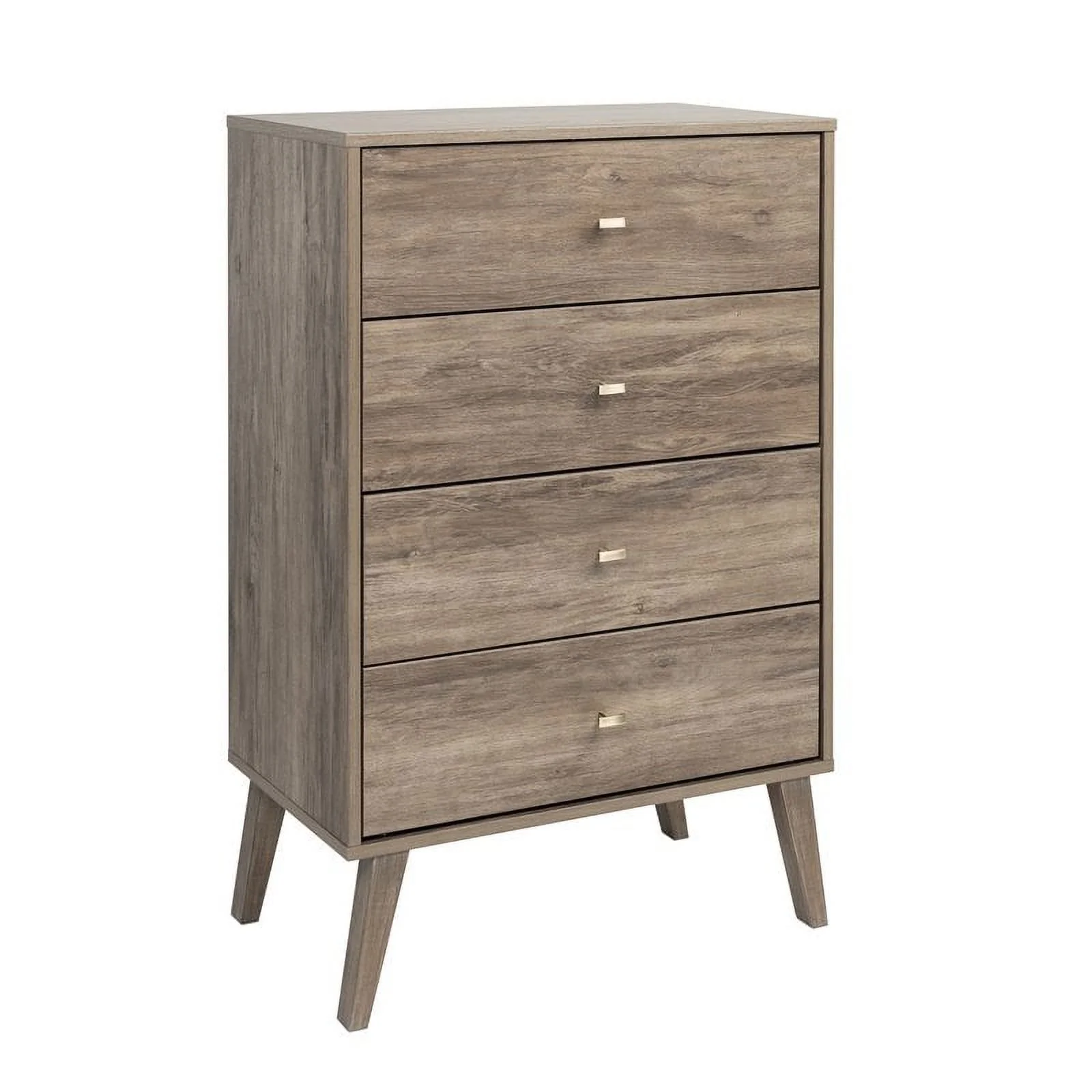 Home Square 2-Piece Set with Modern Tall 6-Drawer Chest & 4-Drawer Chest