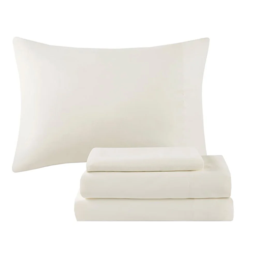 Gracie Mills Tommie 12-Piece Damask Comforter Set with Cotton Bed Sheets - GRACE-8161