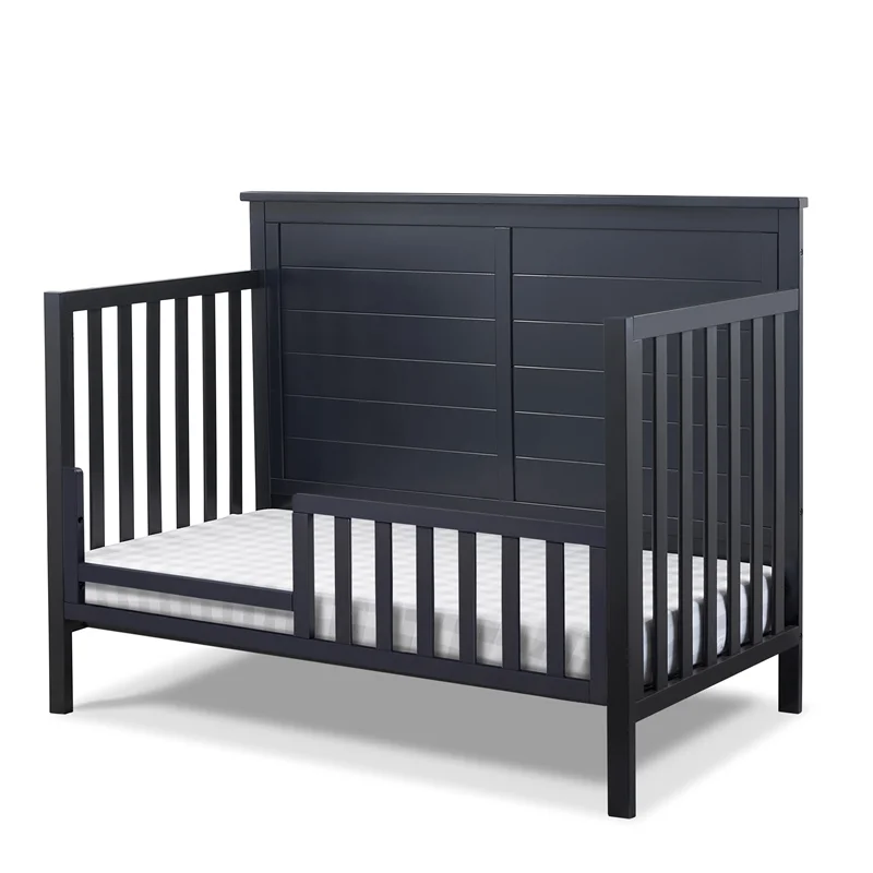 Sorelle Ashley 4-in-1 Convertible Crib in Midnight
