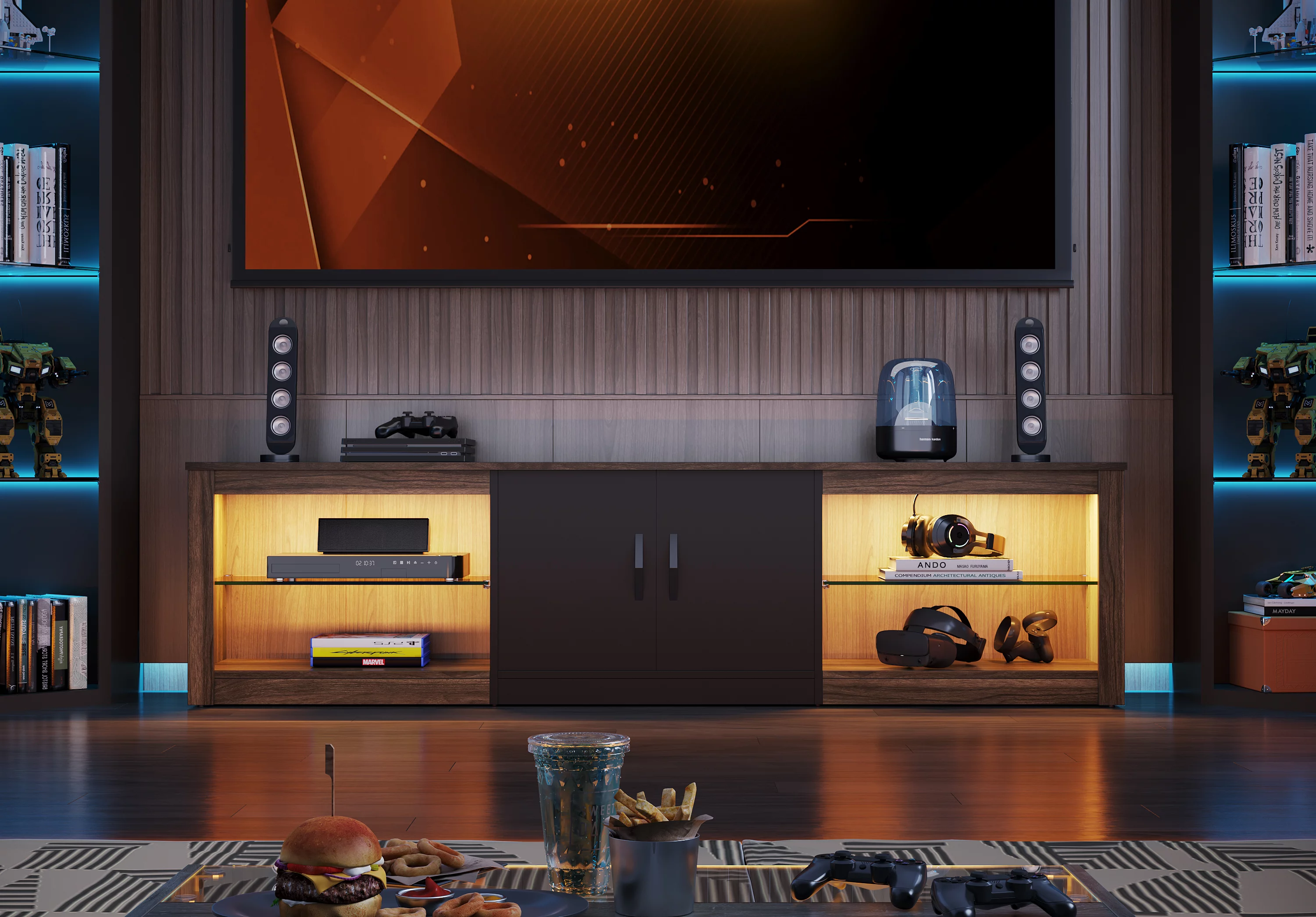 Bestier Modern TV Stand for TVs up to 75