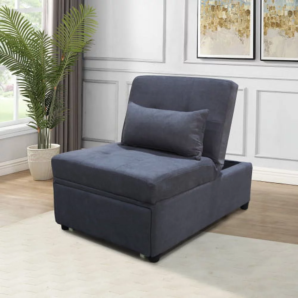 OTTOMAN, CHAIR & SOFA BED, LOUNGE 4 IN 1, SINGLE FUTON/SOFABED, SINGLE CHAIR, OTTOMAN, LOUNGE