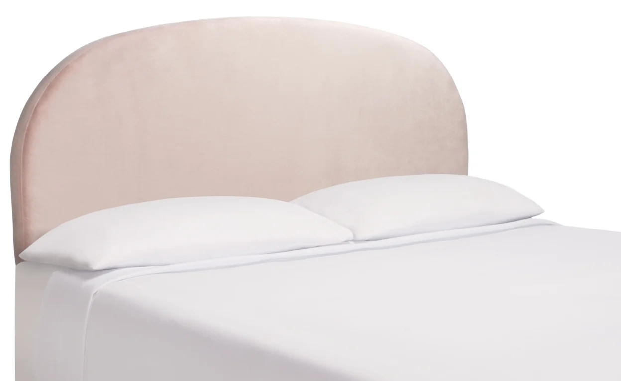 SAFAVIEH Saraya Curved Headboard Pale Pink Full