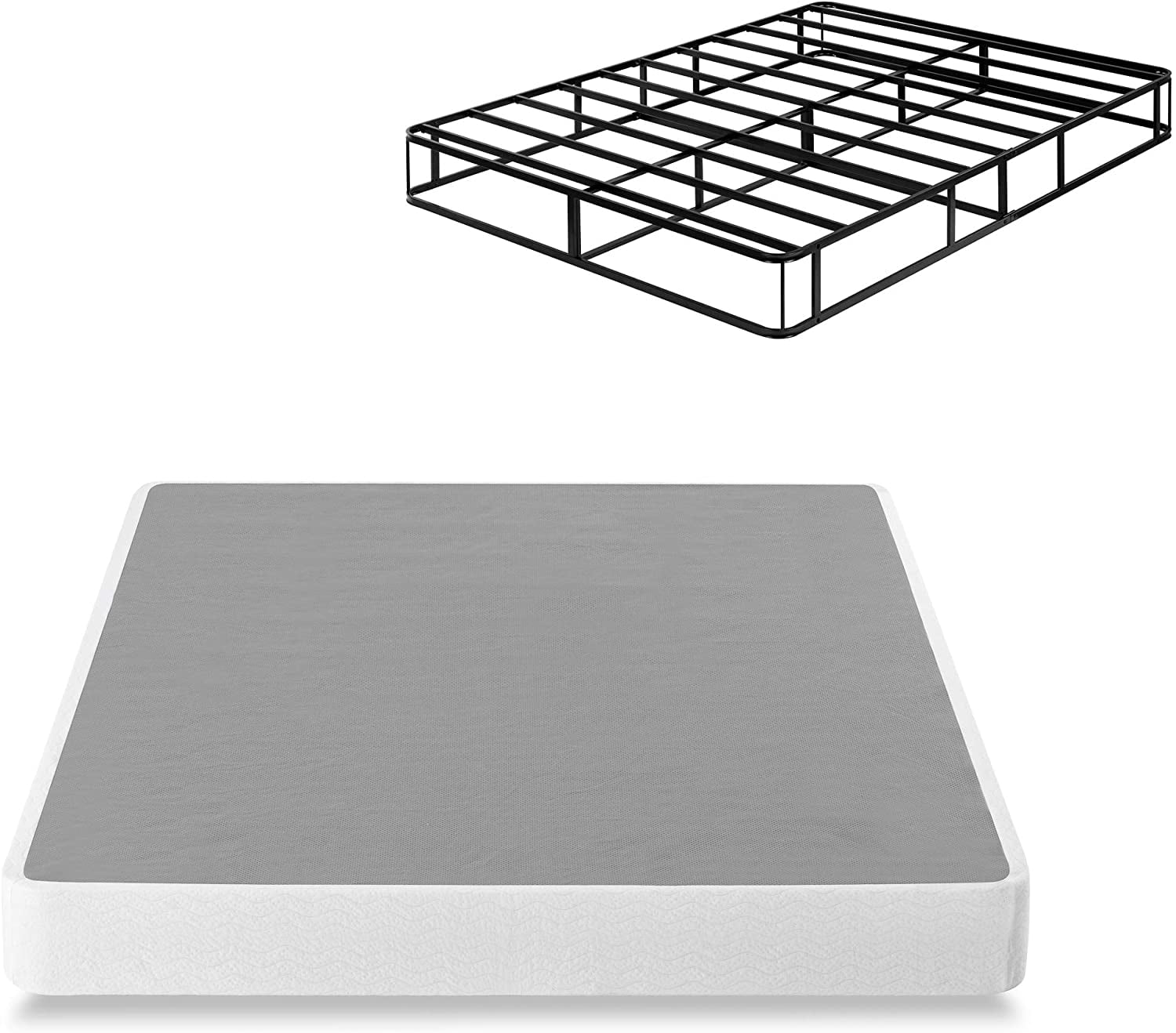 ZINUS 7 Inch Smart Metal Box Spring / Mattress Foundation / Strong Metal Frame / Easy Assembly, Full