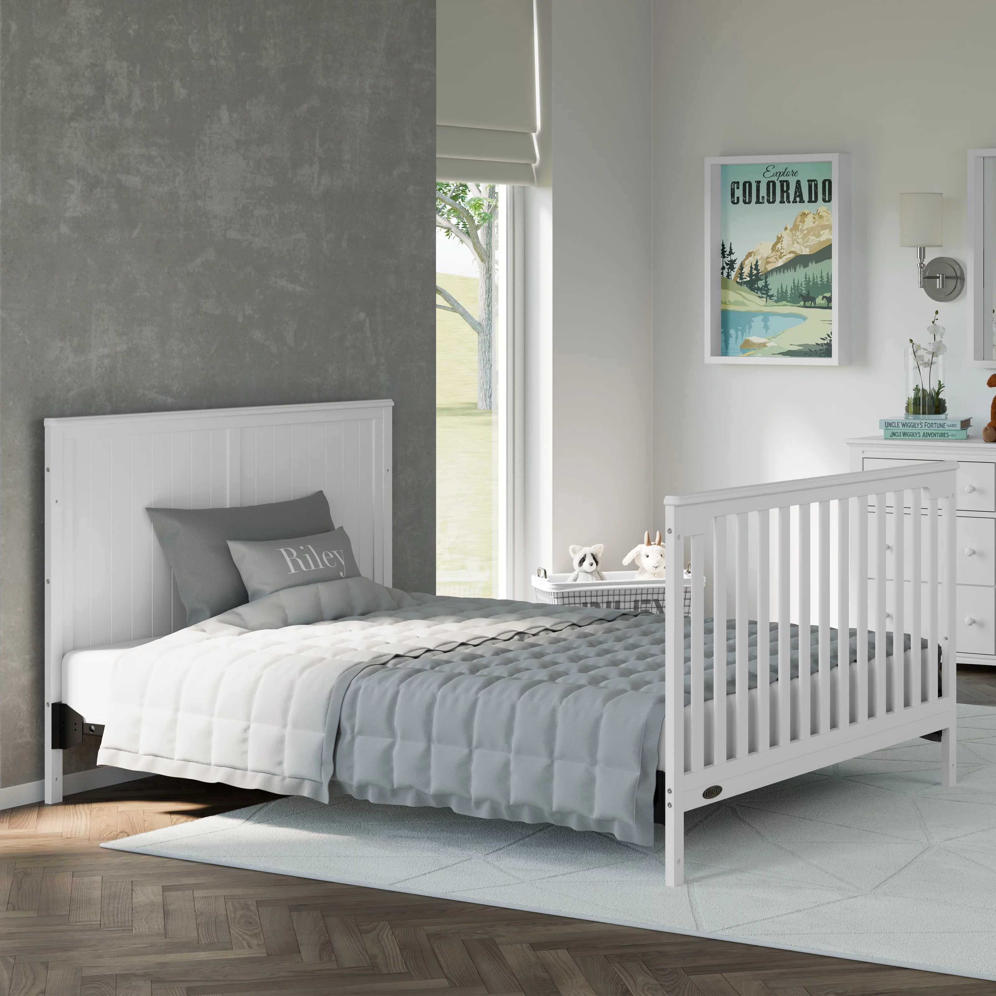 Graco Full Crib Conversion Kit Metal Transitional Bed Frame