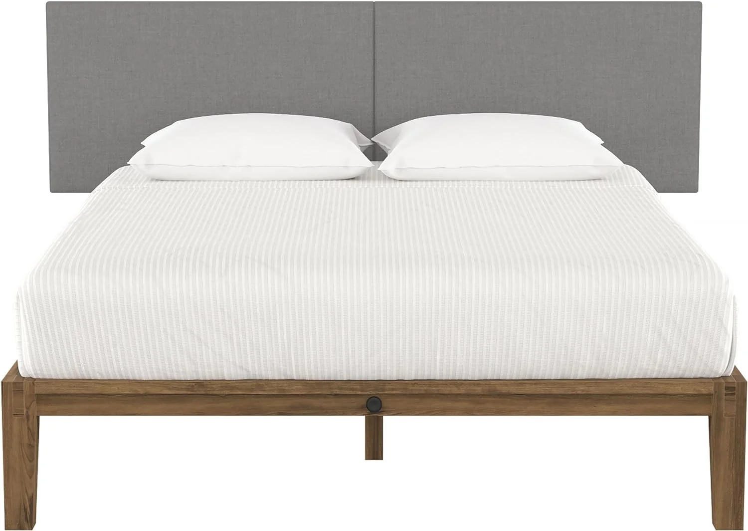 Panelist Modern Padded Headboard- Set Of 2 Wall Mounted Panels (Each 22.5