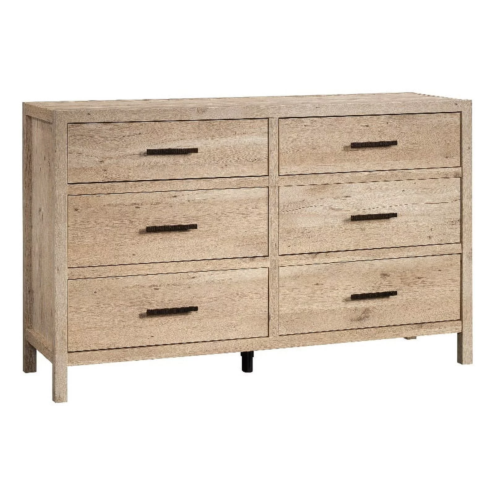 Sauder Pacific View 6-Drawer Bedroom Dresser, Prime Oak Finish