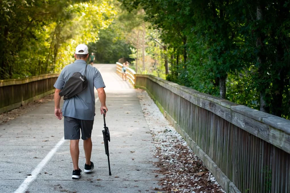NEW WalkSit Carbon Cane Chair: A Folding Seat/Cane Combination that is Compact, Lightweight, Great for Travel