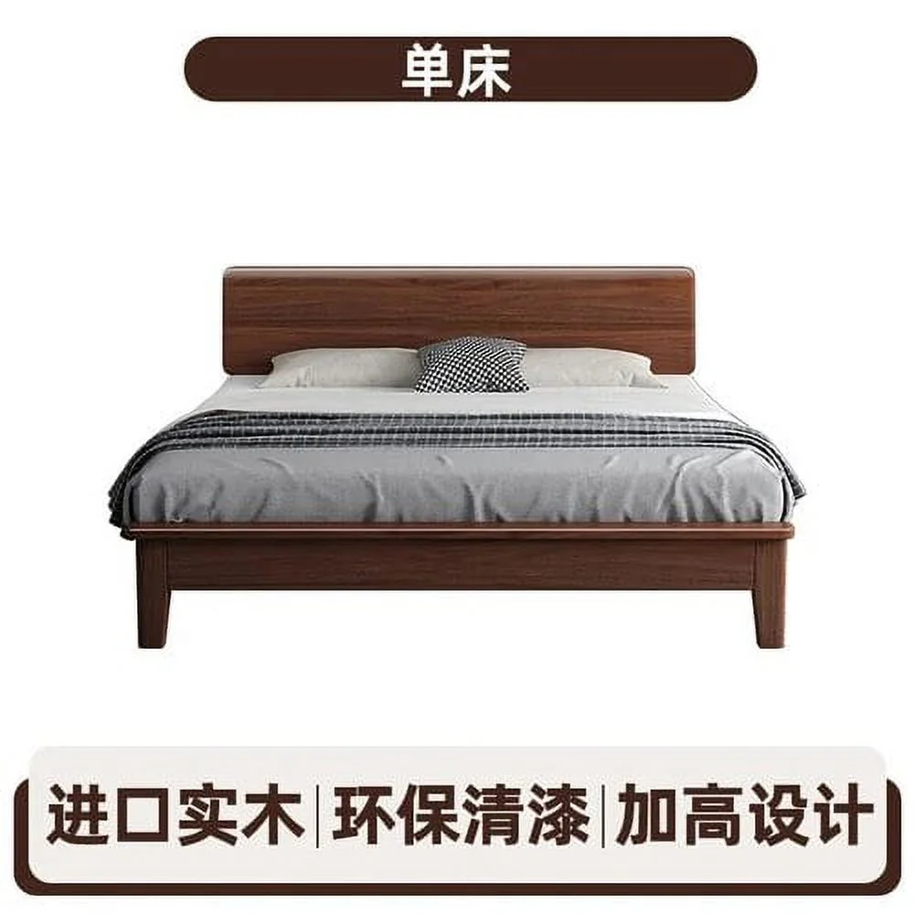 Wood Bedroom Bed Quilts Aesthetic Modern Elastic Frame Double Beds Two Place Size Camas De Dormitorio Garden Furniture Sets