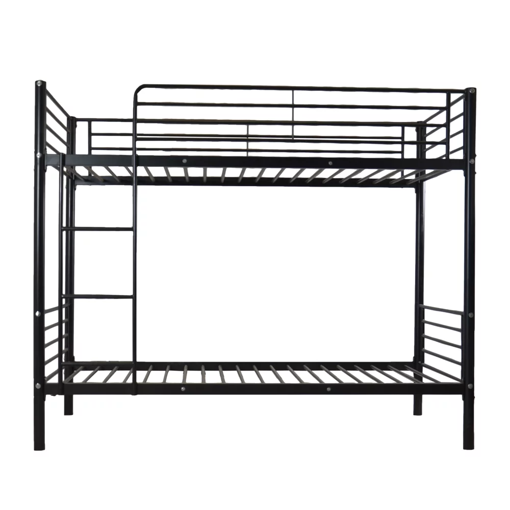 Ktaxon Twin Over Twin Metal Bunk Bed Frame Ladders Convertable Separates Furniture Kids