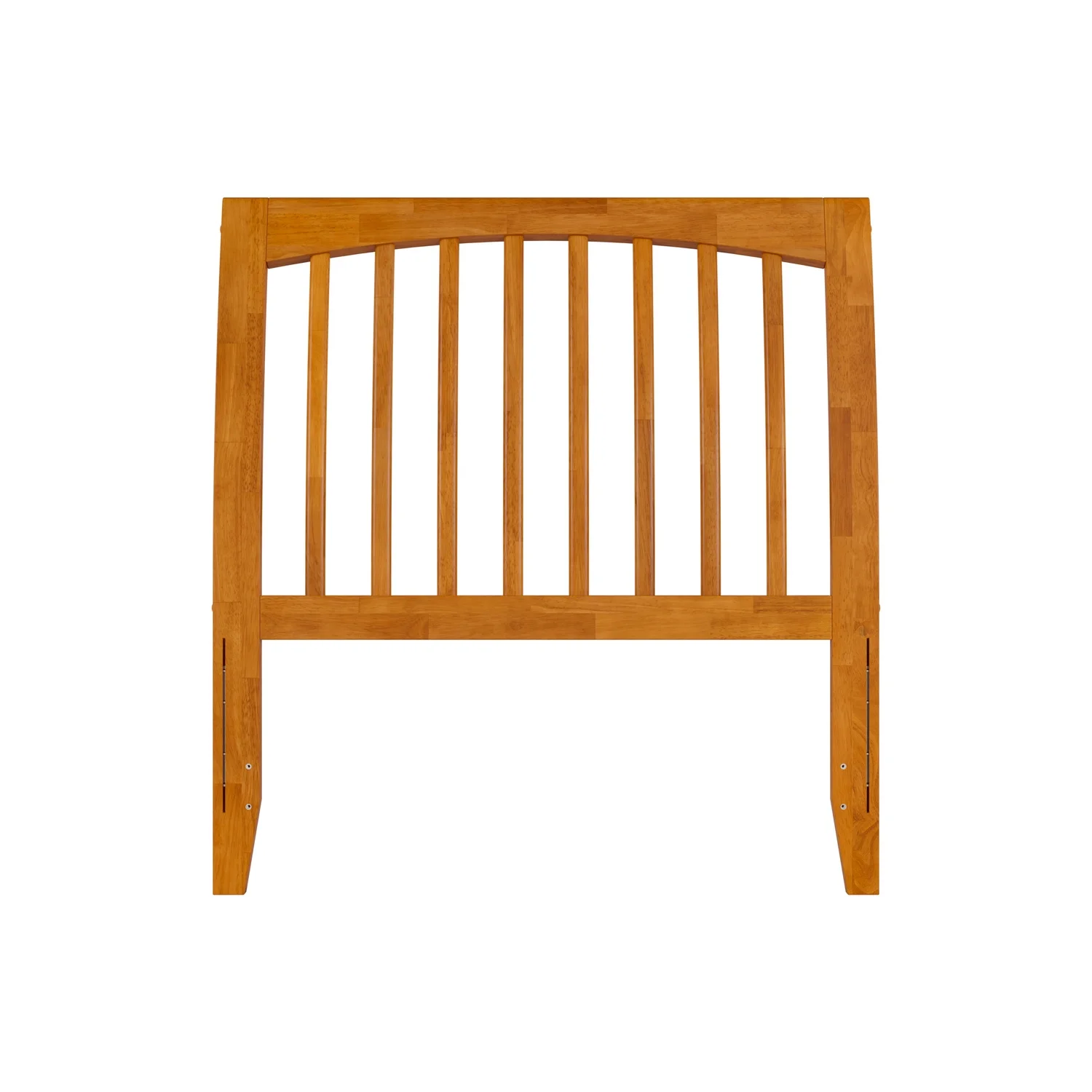 AFI Orleans Twin Sleigh Solid Wood Slat Headboard, Light Toffee