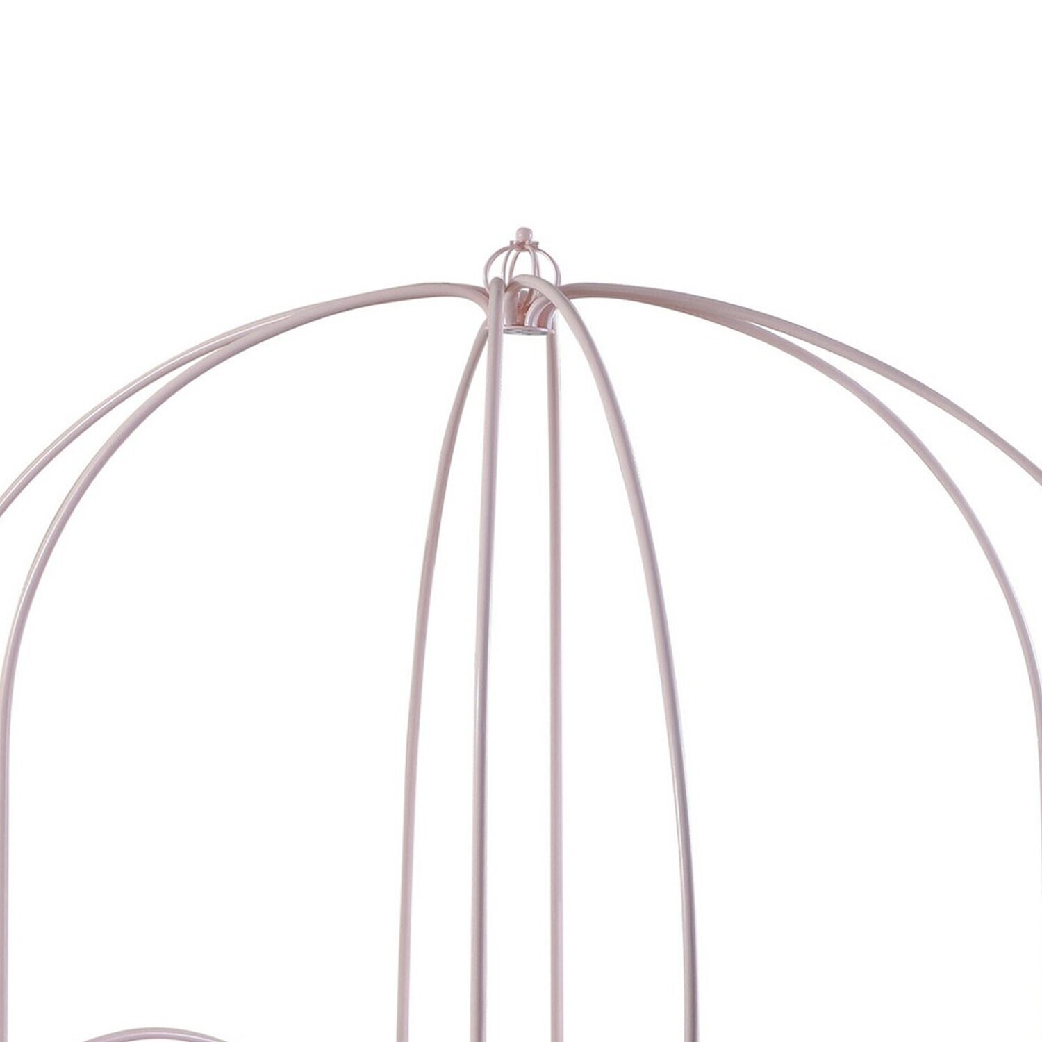 Maykoosh Modern Twin Size Mountain Lodge Bed, Princess Carriage Design, Powder Pink