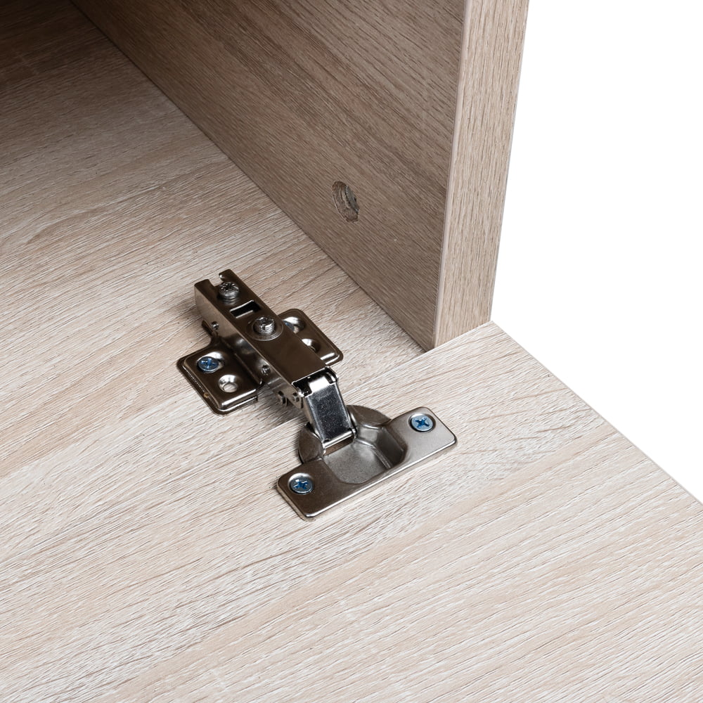 Modern TV Cabinet, Media Console Table, Entertainment Center Stand with LED Lights and Storage Cabinet, Up to 60