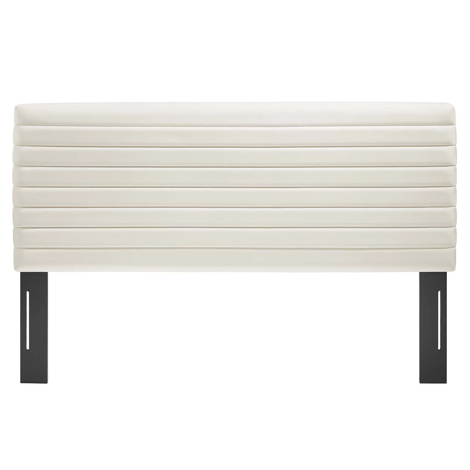 Modway Tranquil Performance Velvet King/California King Headboard in Ivory
