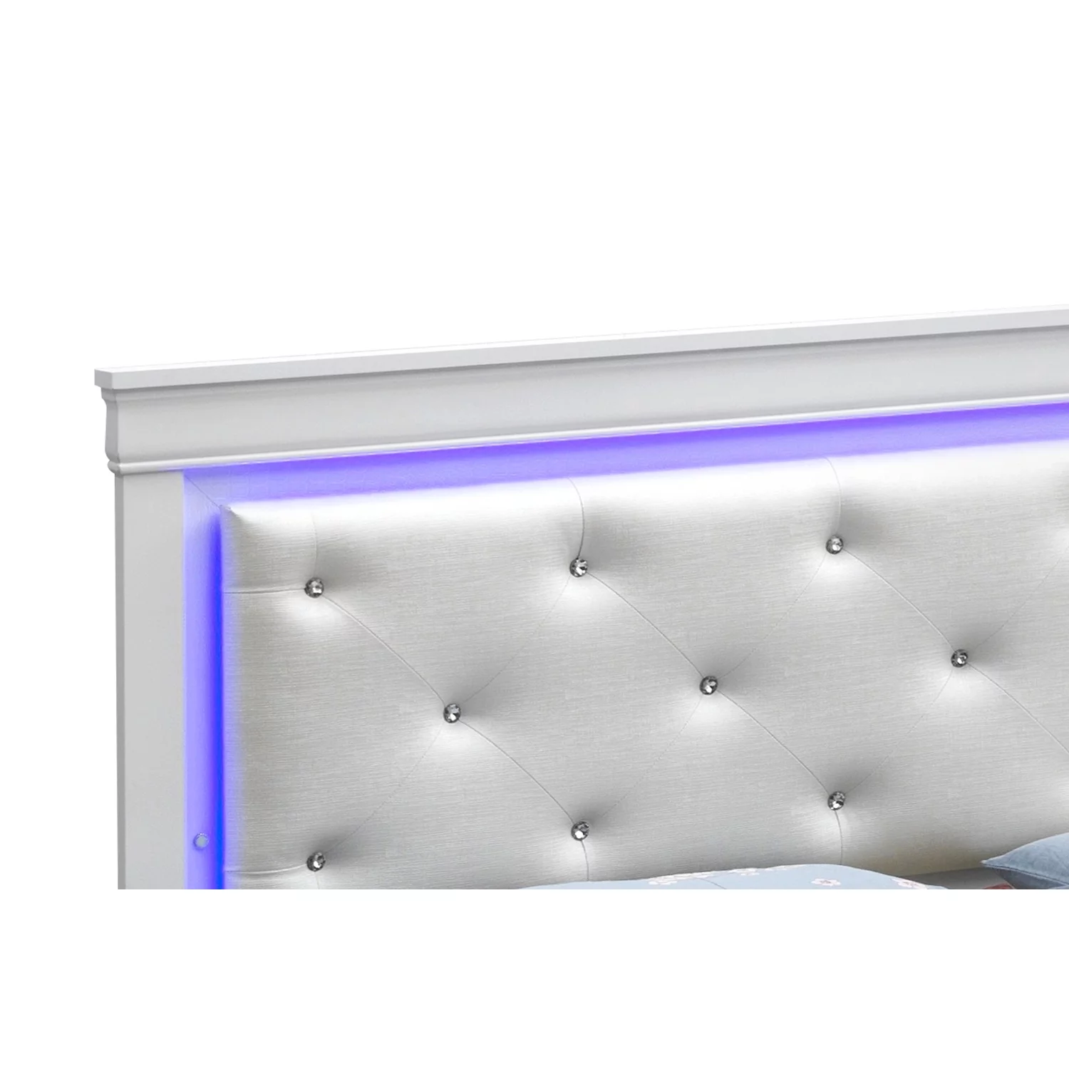 Homestock Classic Charm G6590C-KB3 King Bed , Silver Champagne