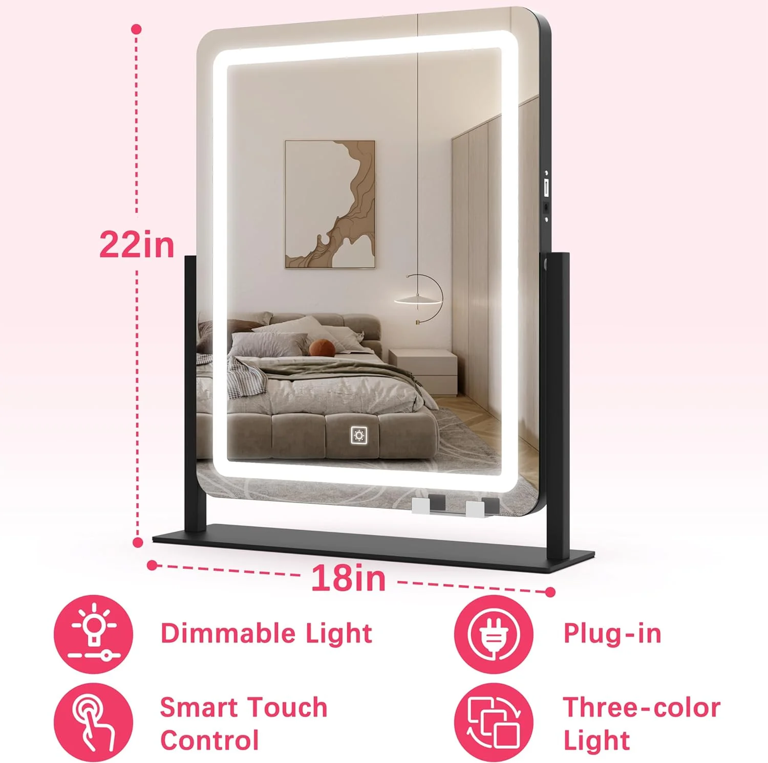 Vanity Mirror with Lights, 22