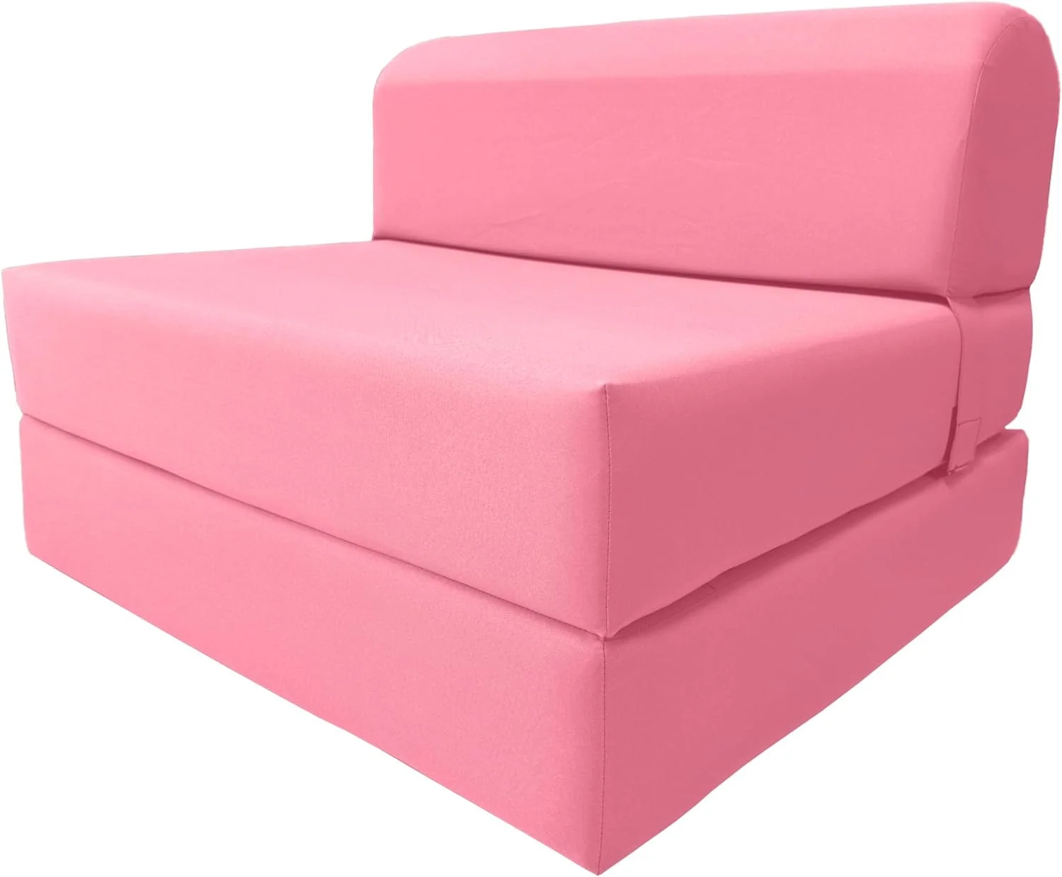 RUNFAYBIU D&D Futon Pink Sleeper Chair Folding Foam Bed 70 x 32 x 6 Studio Guest Foldable Sofa Bed Couch High Density Foam 1.8 Pounds.