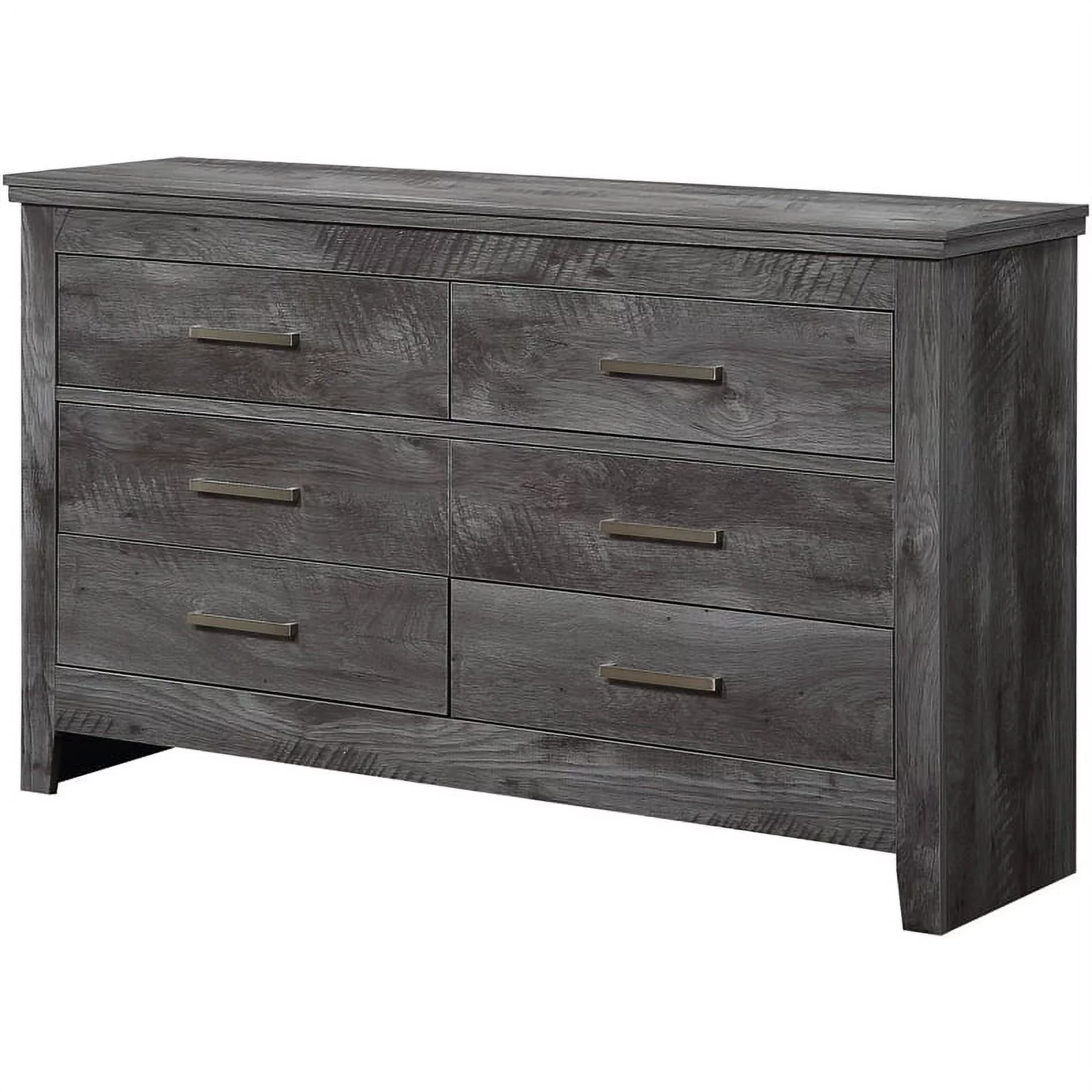 Bowery Hill Farmhouse Dresser in Rustic Gray Oak
